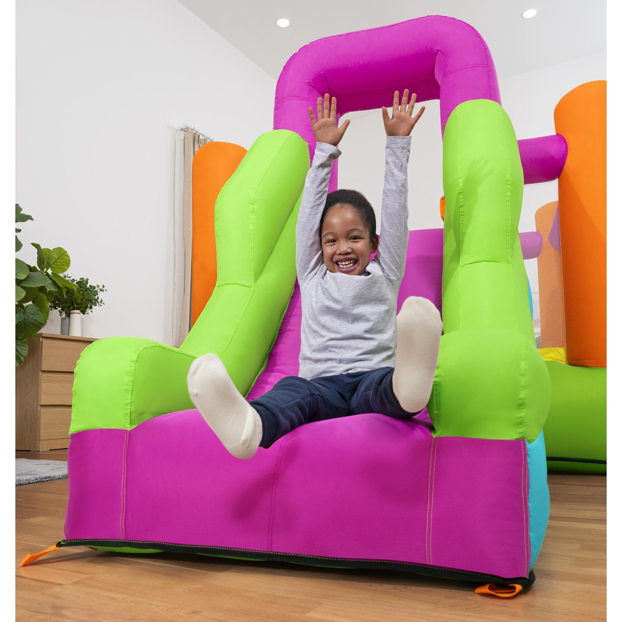 H2OGO! Slide Flyer Bounce House with Slide and Climbing Wall, Indoor/Outdoor, Ages 3+ - Image 13