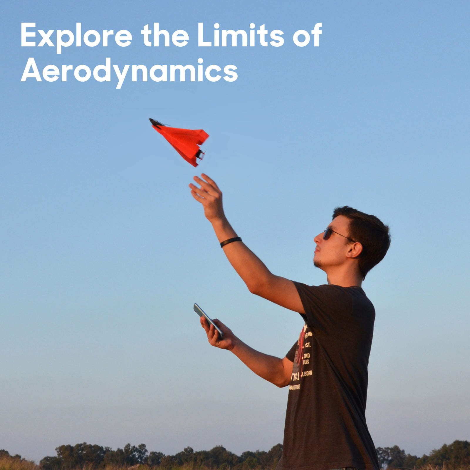 POWERUP 4.0 Smartphone Controlled Paper Airplane Kit, RC Controlled. Easy to Fly with Autopilot & Gyro Stabilizer. For Kids and Adults. DIY STEM Tool - Image 2