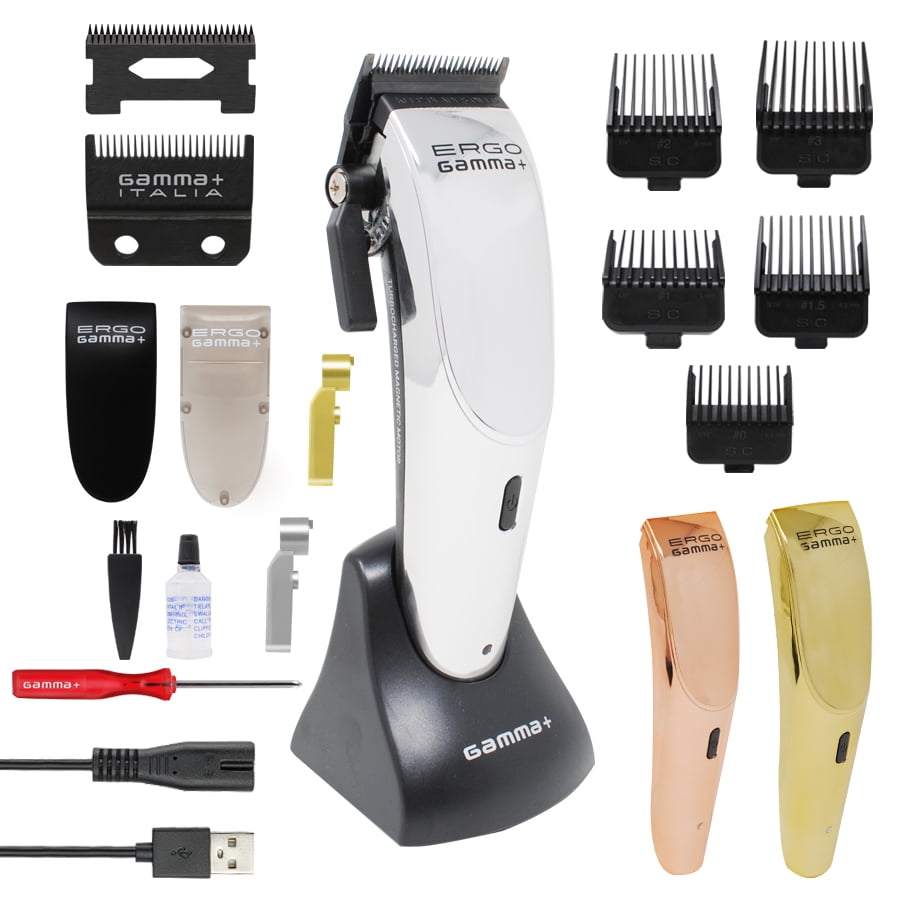 GAMMA+ Ergo Professional Microchipped Magnetic Motor Modular Cordless Hair Clipper - Image 8