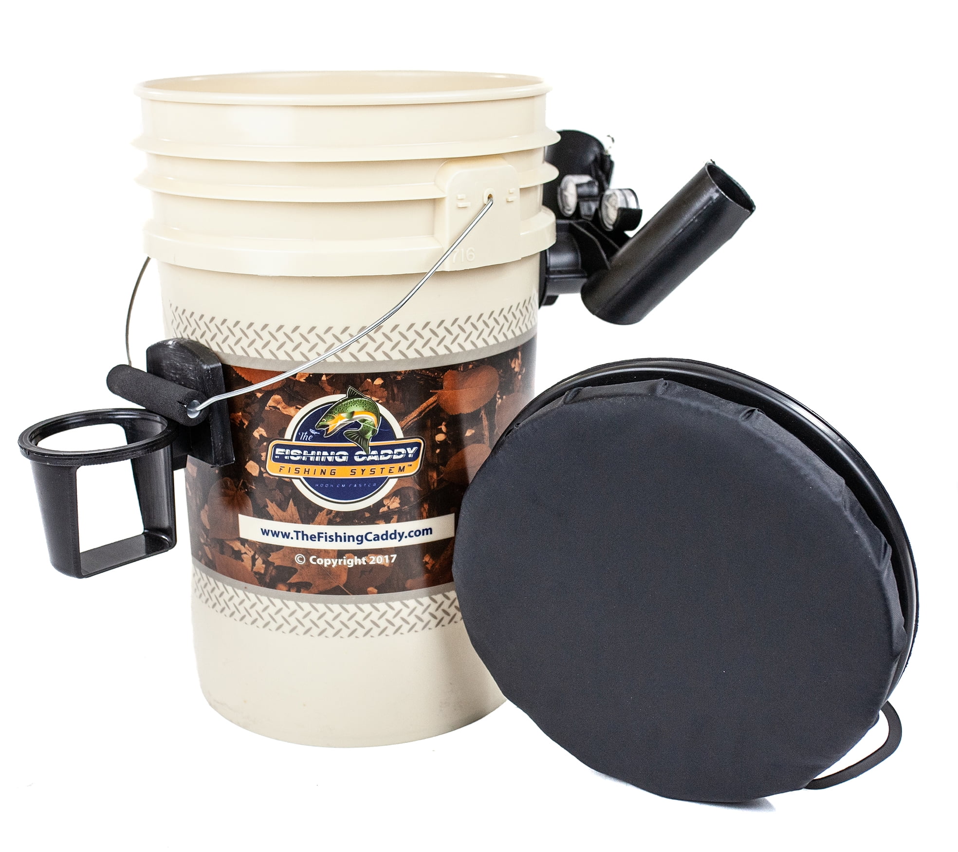 Fishing Caddy Camo Extra Large-Plush Padded Swivel Seat - Image 7