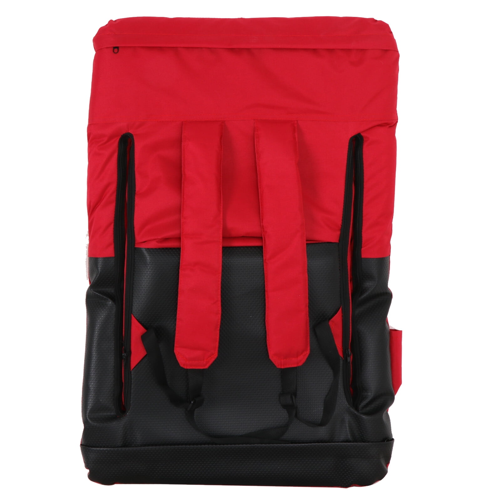 HomGarden Portable Stadium Seat Chair, 6 Reclining Folding Bench Bleachers, Red - Image 5