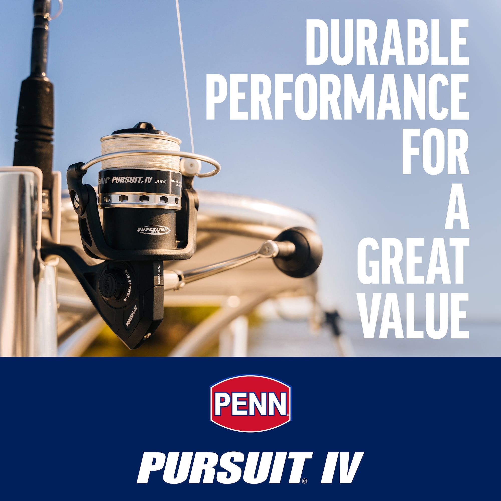 PENN Pursuit® IV Spinning Reel, 2500 Size Fishing Reel - Image 8