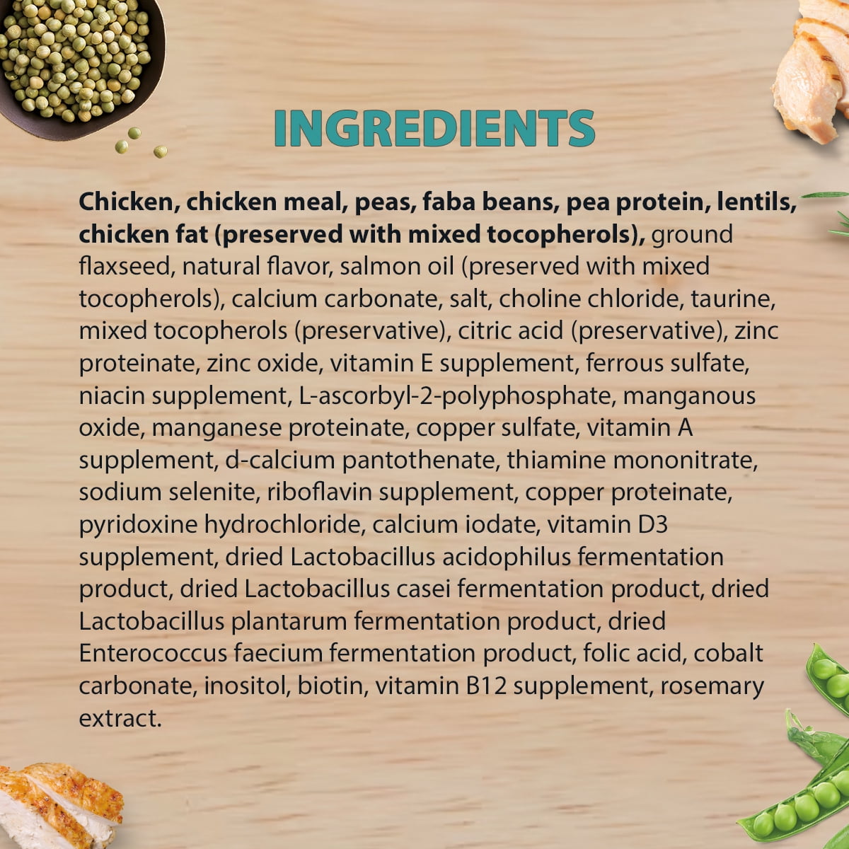 Chicken Soup for the Soul Grain Free Chicken & Legumes Recipe– All Life Stages Dry Cat Food, 12 lb - Image 7