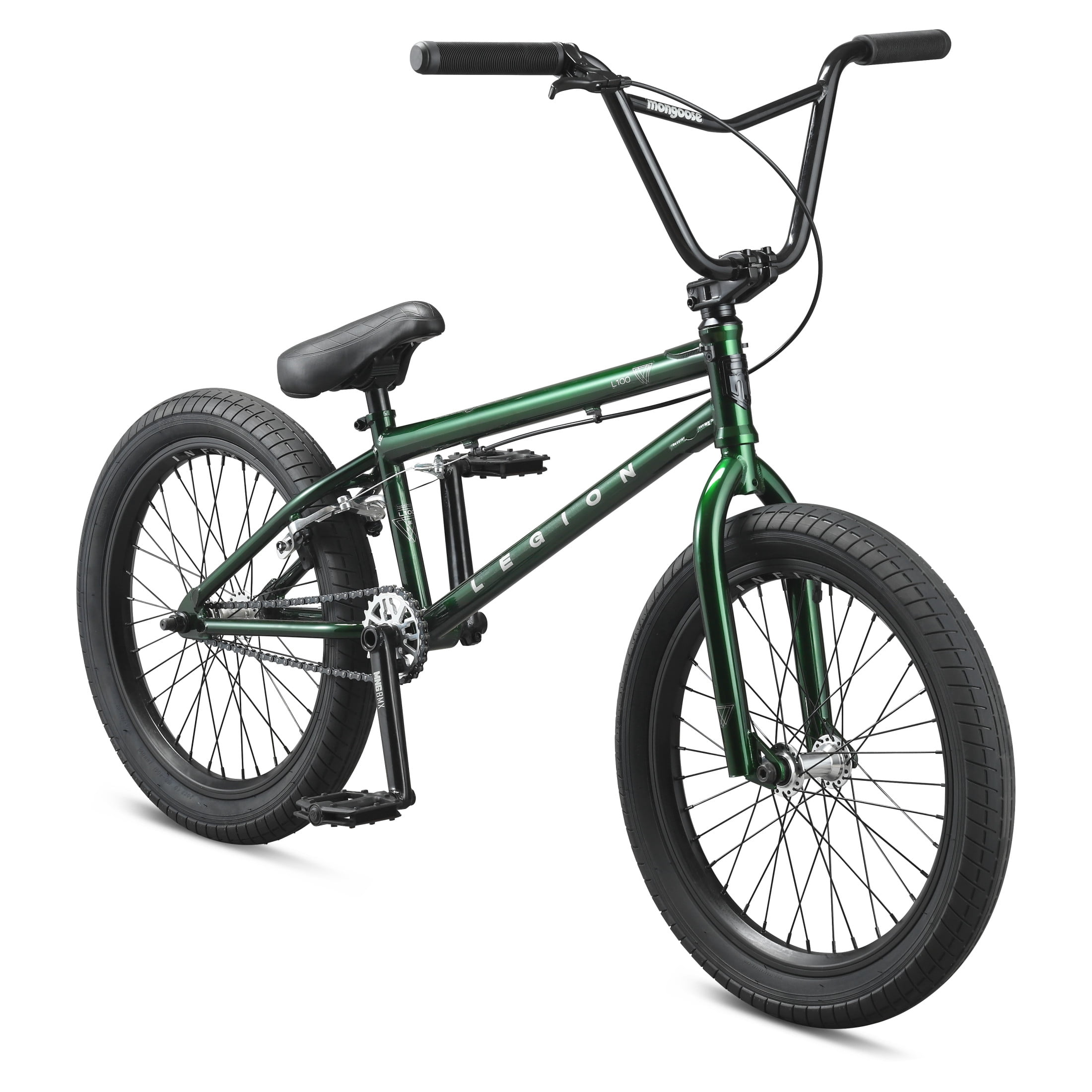Mongoose Legion L100 Freestyle BMX Bike, 20" Wheels, Ages 8 and up, Green - Image 6