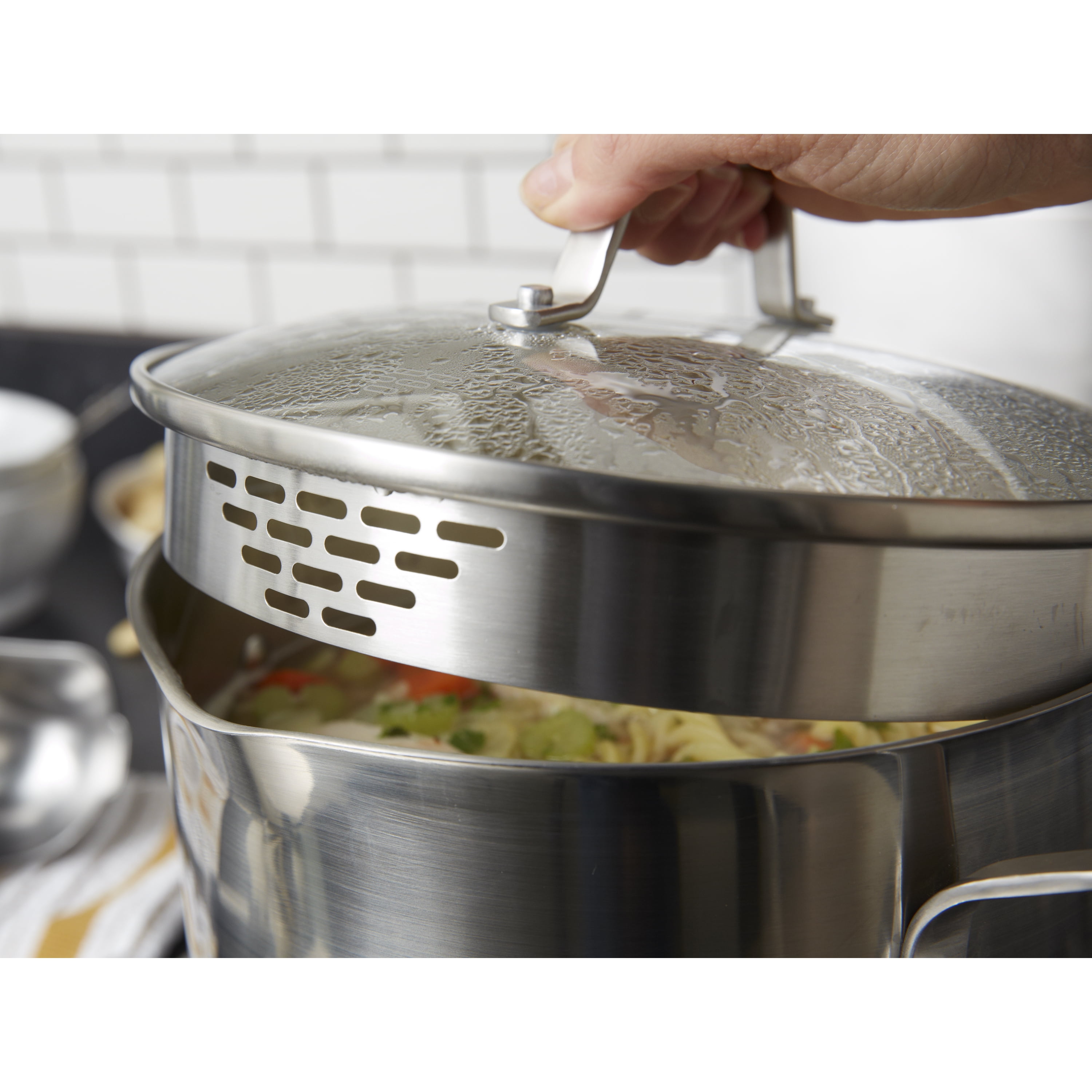 Calphalon Classic Stainless Steel 6-Quart Stock Pot with Cover, 1891274 - Image 6