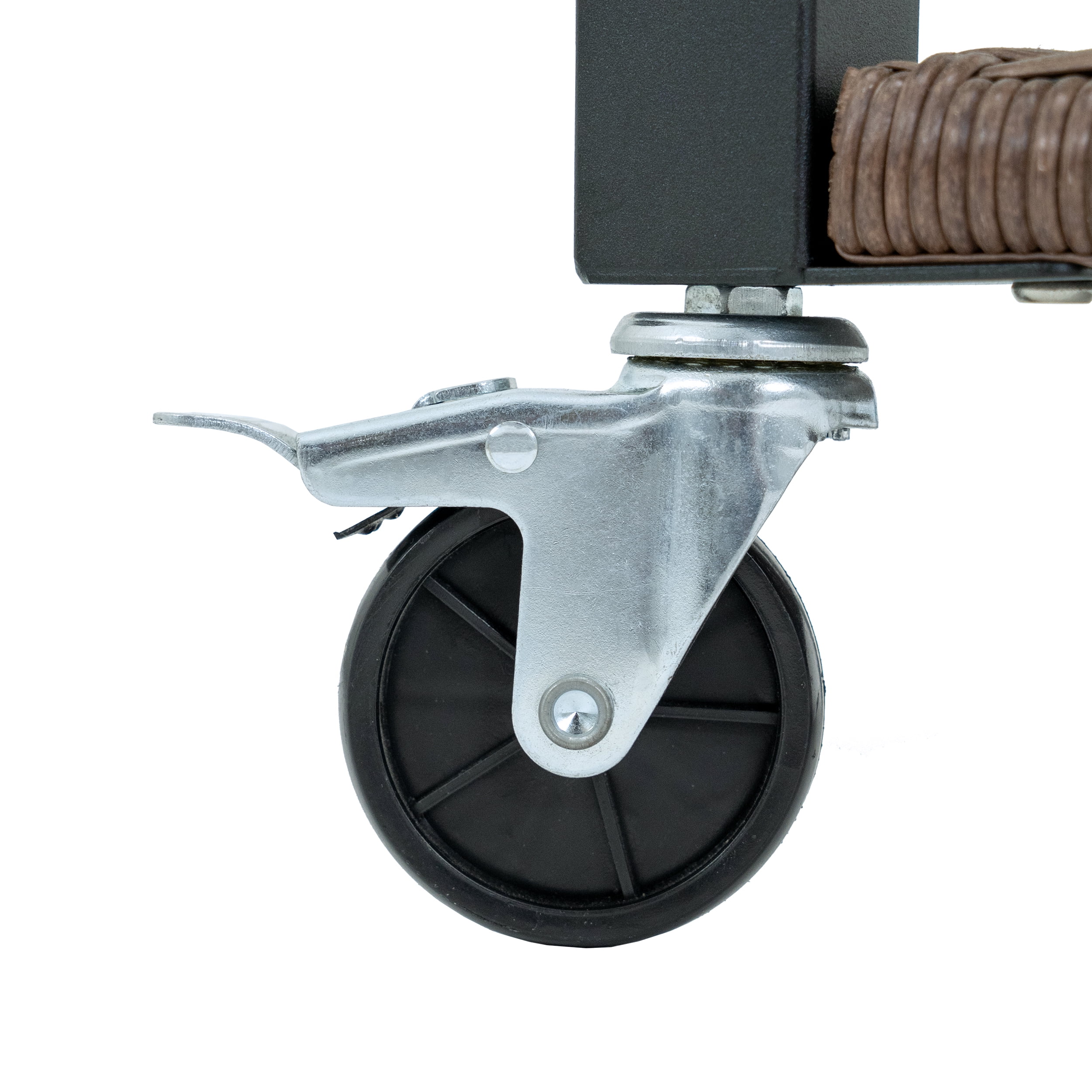 Permasteel 80-Qt Oak Wood Style Patio Cooler with Wicker Bottom - Image 3