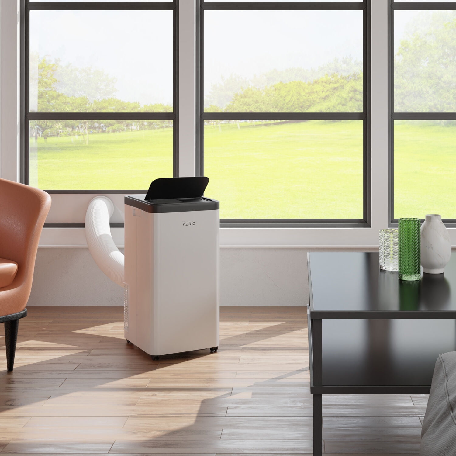 Aeric 8,000 BTU SACC (12,000 BTU ASHRAE) Portable Air Conditioner, Up to 550 Sq ft, AERP081AW - Image 9