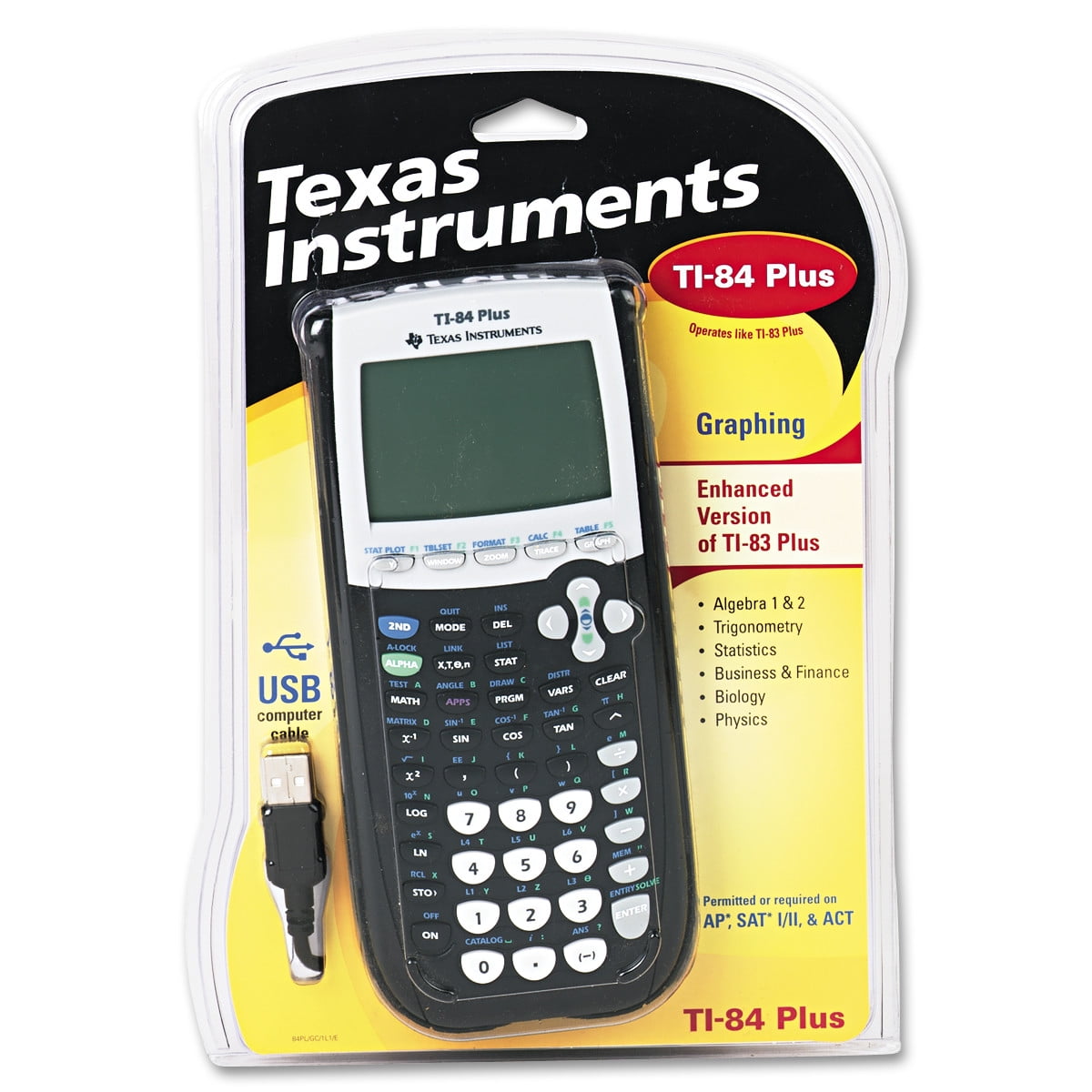 Texas Instruments TI-84 Plus Graphing Calculator, 10-Digit LCD - Image 2