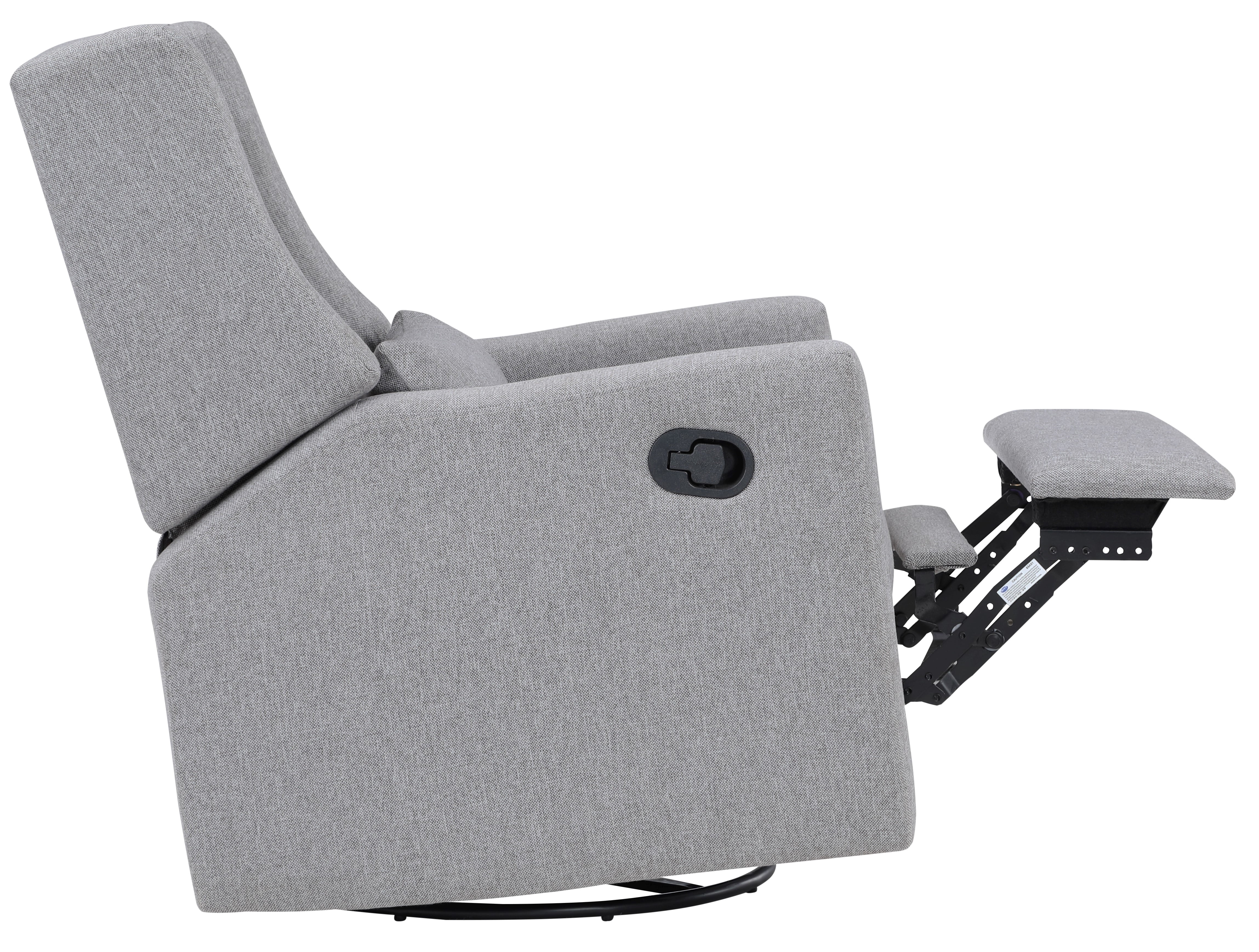 Suite Bebe Pronto Fabric Recliner, Gray - Image 3