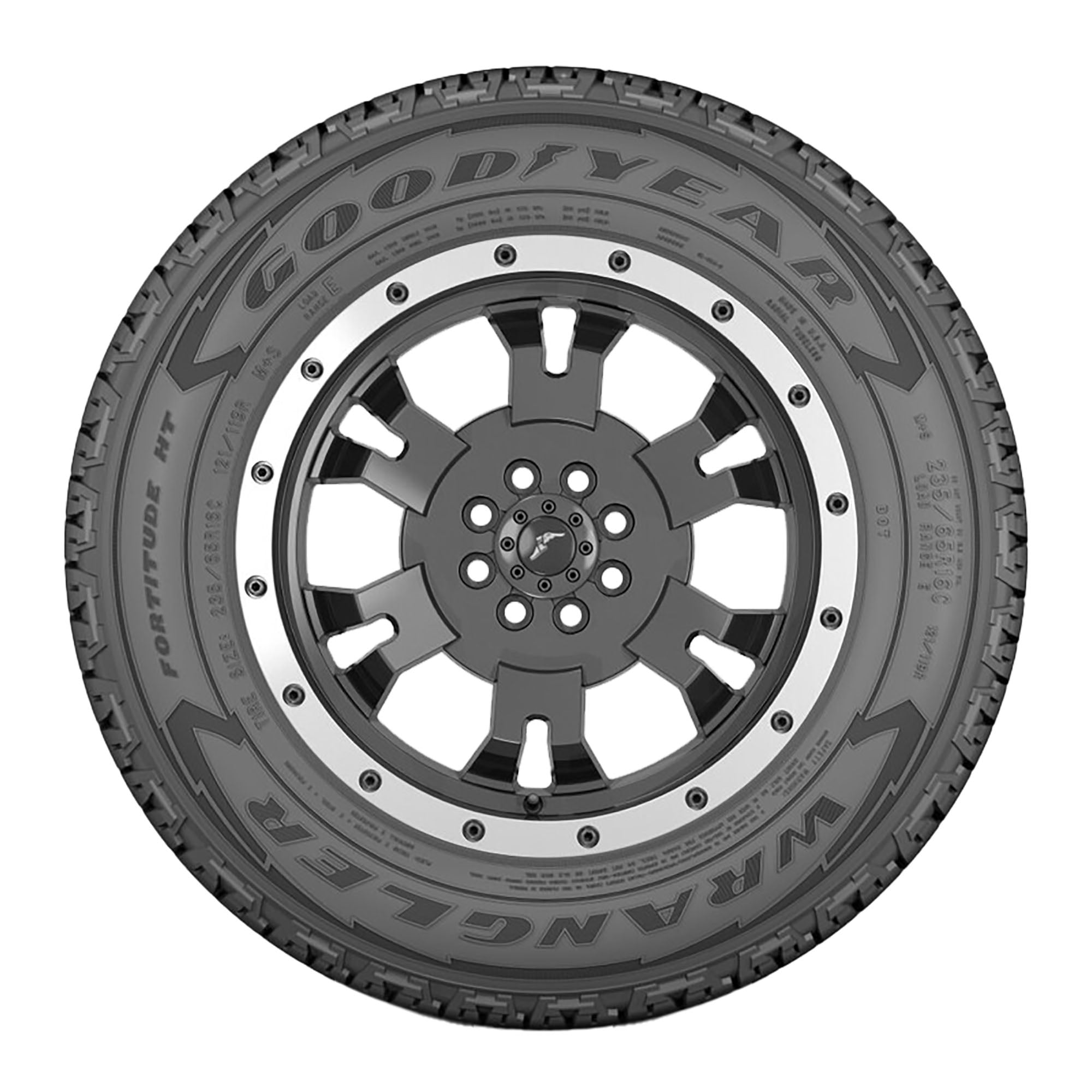 Goodyear Wrangler Fortitude HT All Terrain 245/70R17 110T Light Truck Tire - Image 3