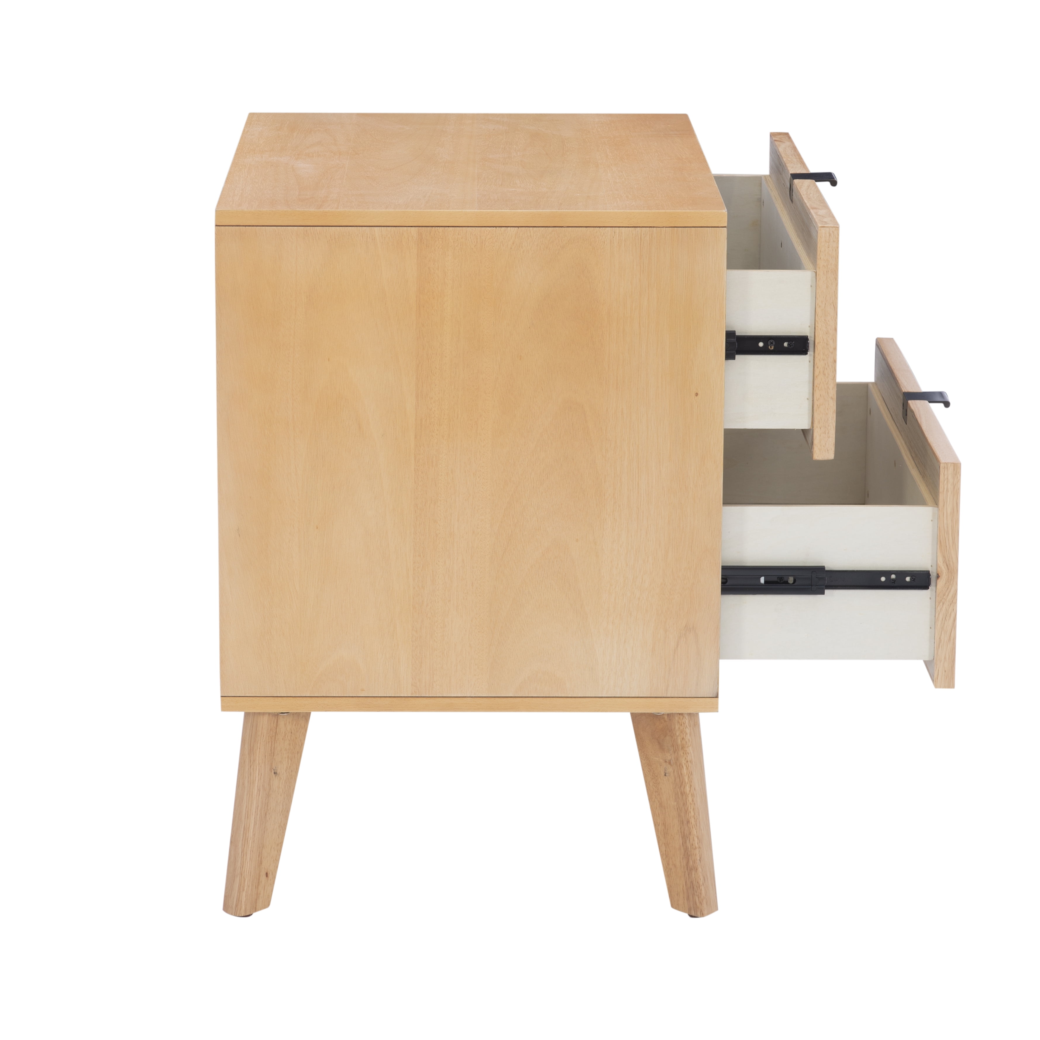 Powell Beelner 2-Drawer Nightstand, Natural Cane - Image 12