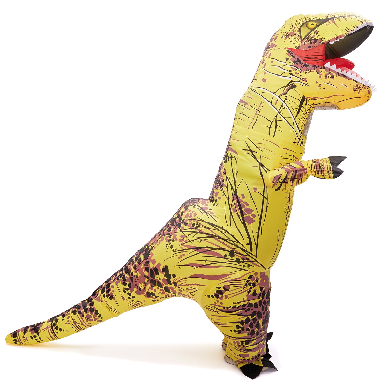 Inflatable Dinosaur Costume for Adult , Fancy Dinosaur Suit Blow up Full Body Dino Costume for Halloween Cosplay Party - Image 7