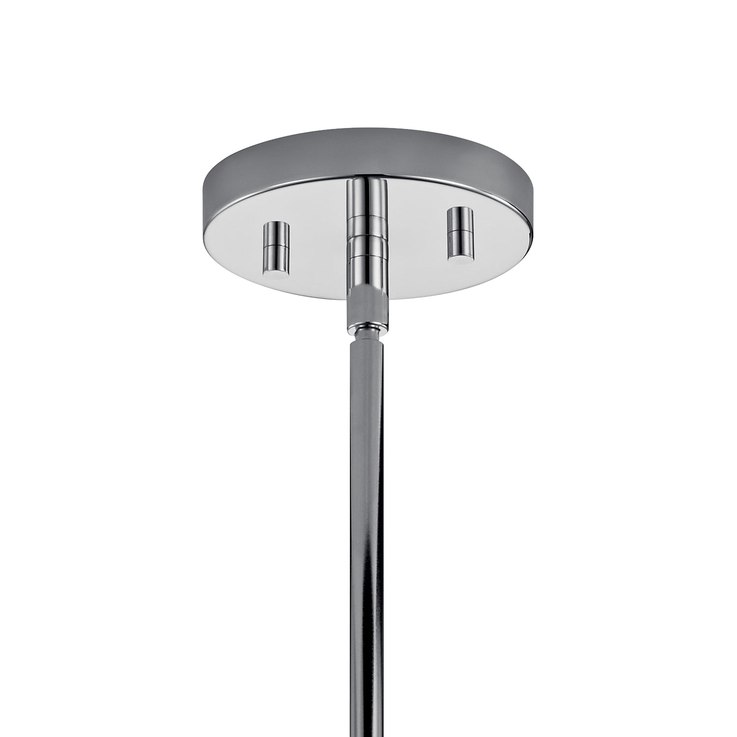 Kichler Crosby Contemporary 1 Light Chrome Mini Pendant Light with Clear Glass - Image 5