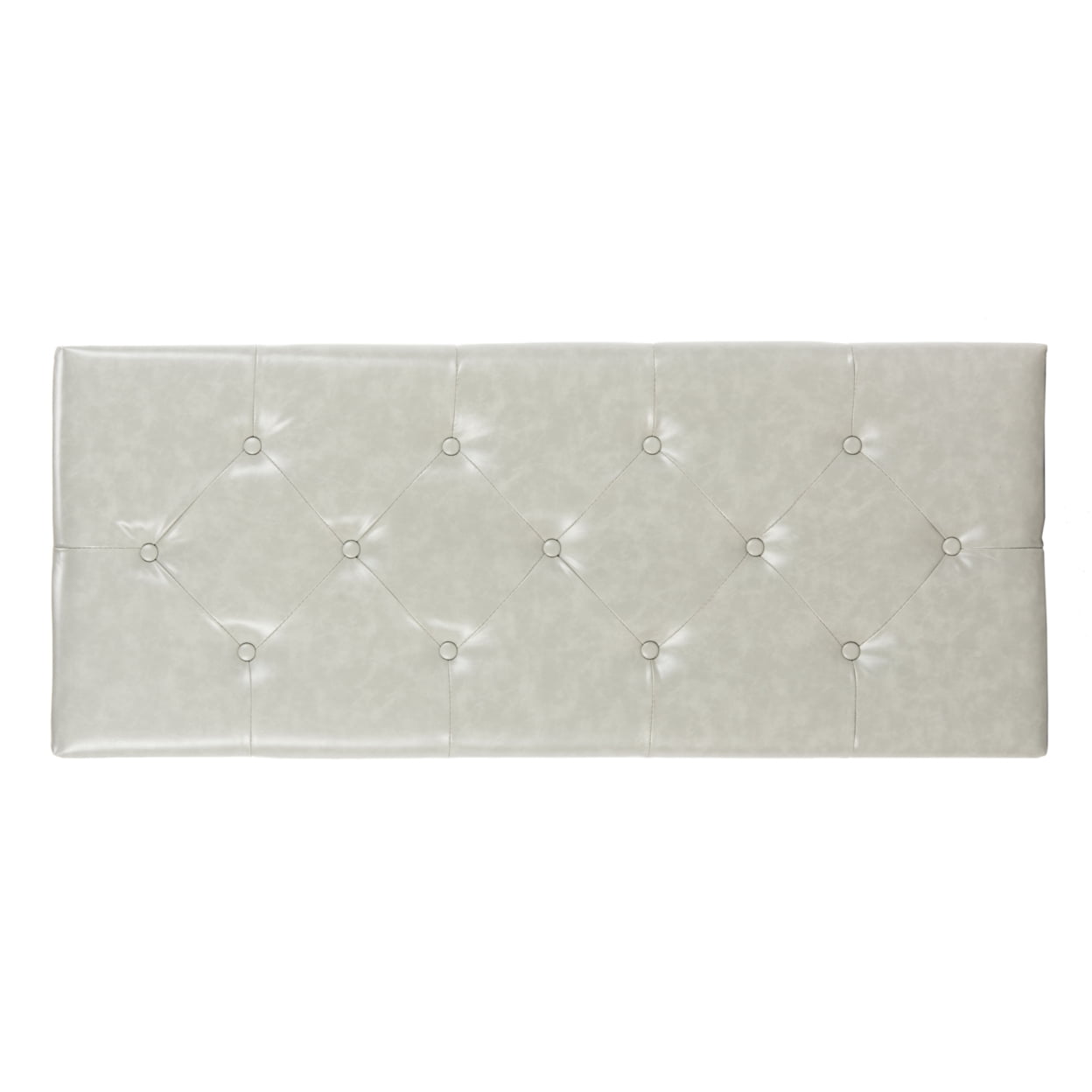 SAFAVIEH Marcella Contemporary Mid-Century Tufted Bench, Grey/Black - Image 4