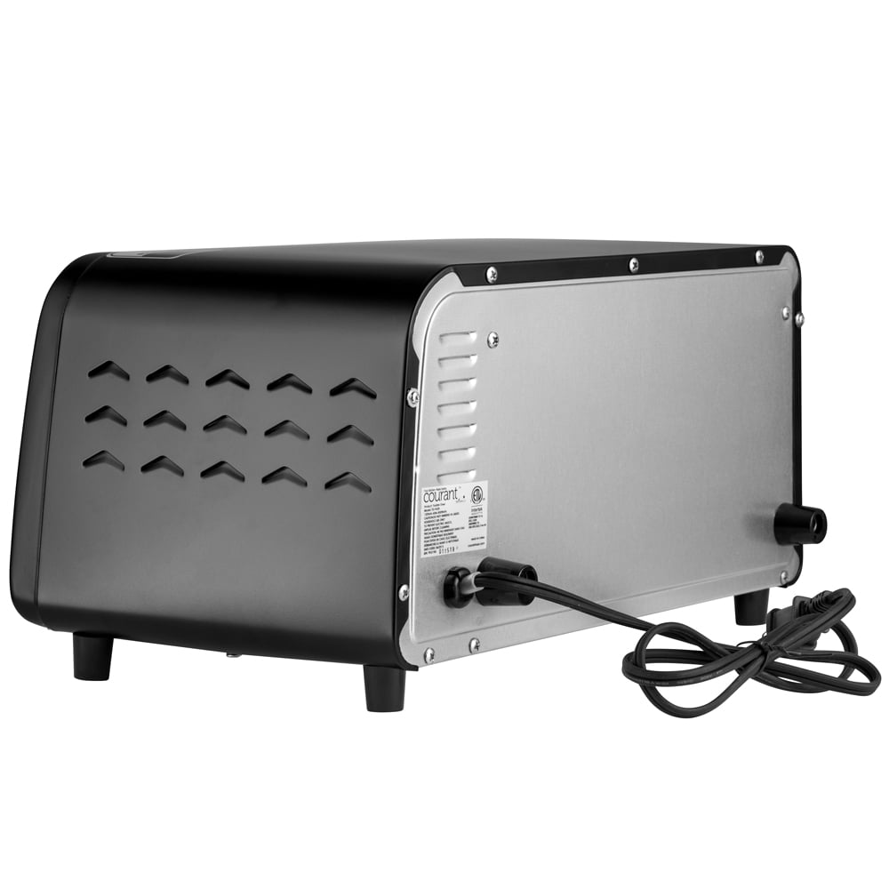 Courant 4-slice Toaster Oven. Toast, Bake, and Broil Settings, Black - Image 6