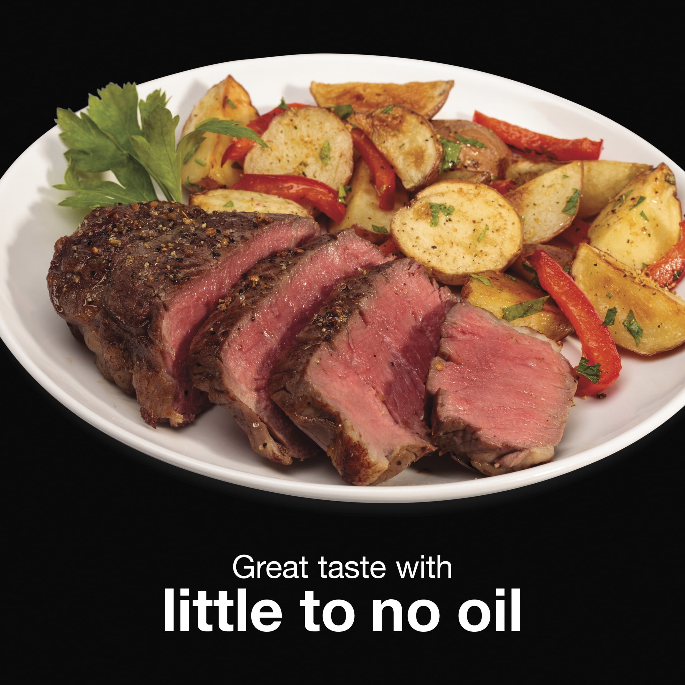 Proctor Silex 5.8 Quart Air Fryer with Timer and Nonstick Basket, Black - Image 2