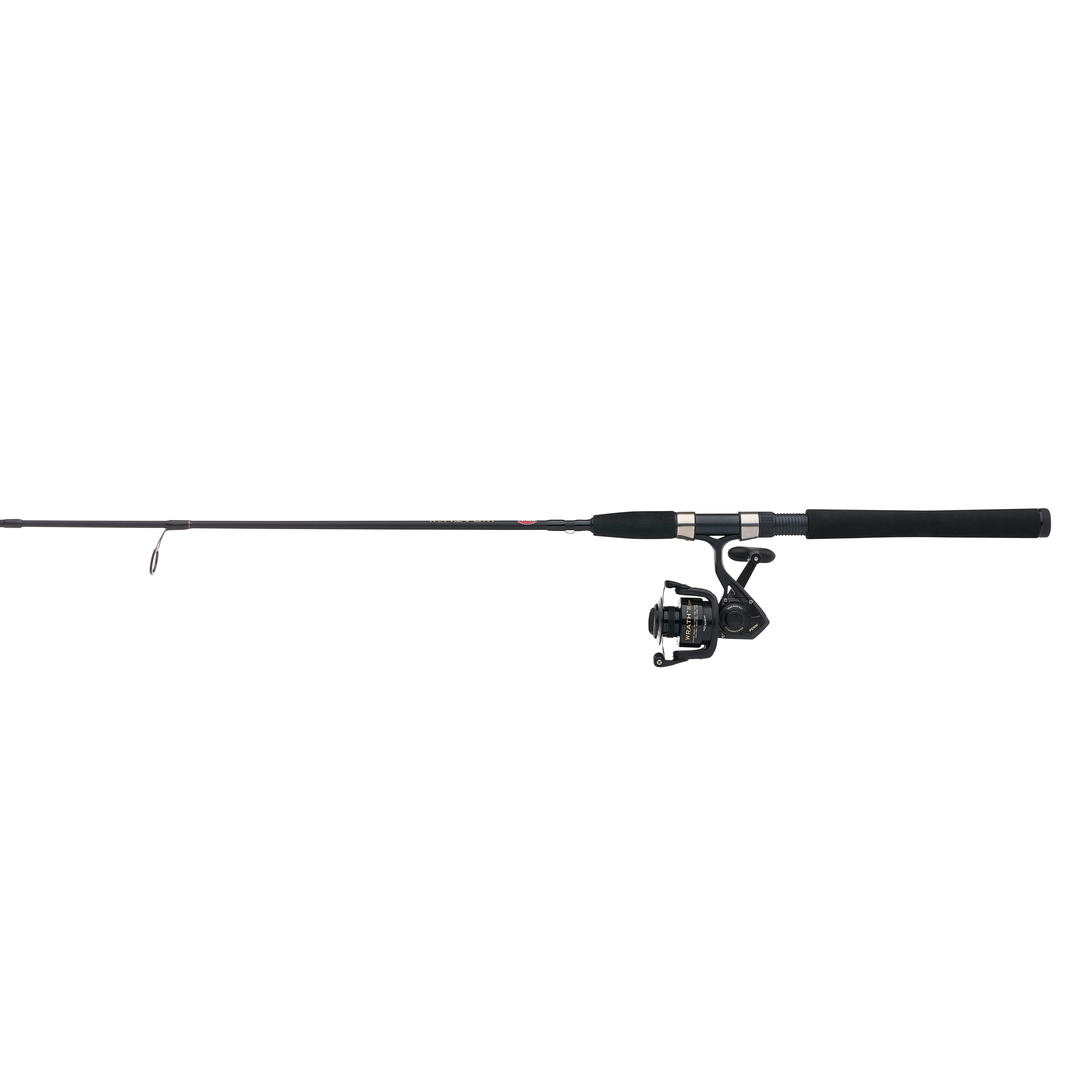 PENN Wrath II Spinning Fishing Combo, 6'6" Medium Light Rod, 2500 Size Reel - Image 3
