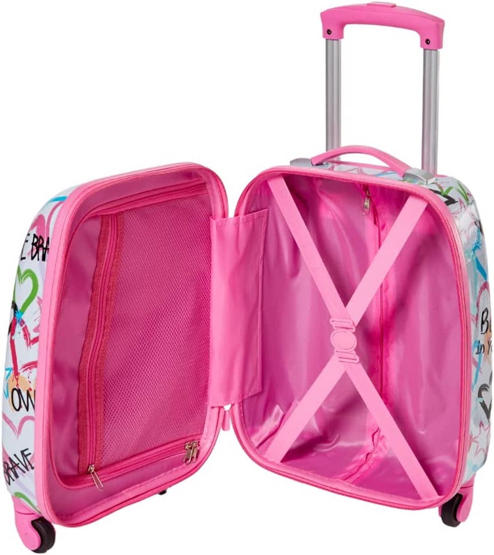 Kids Luggage Girls Suitcase Set Backpack Neck Pillow Water Bottle and Luggage Tag 5 Pc - Image 5