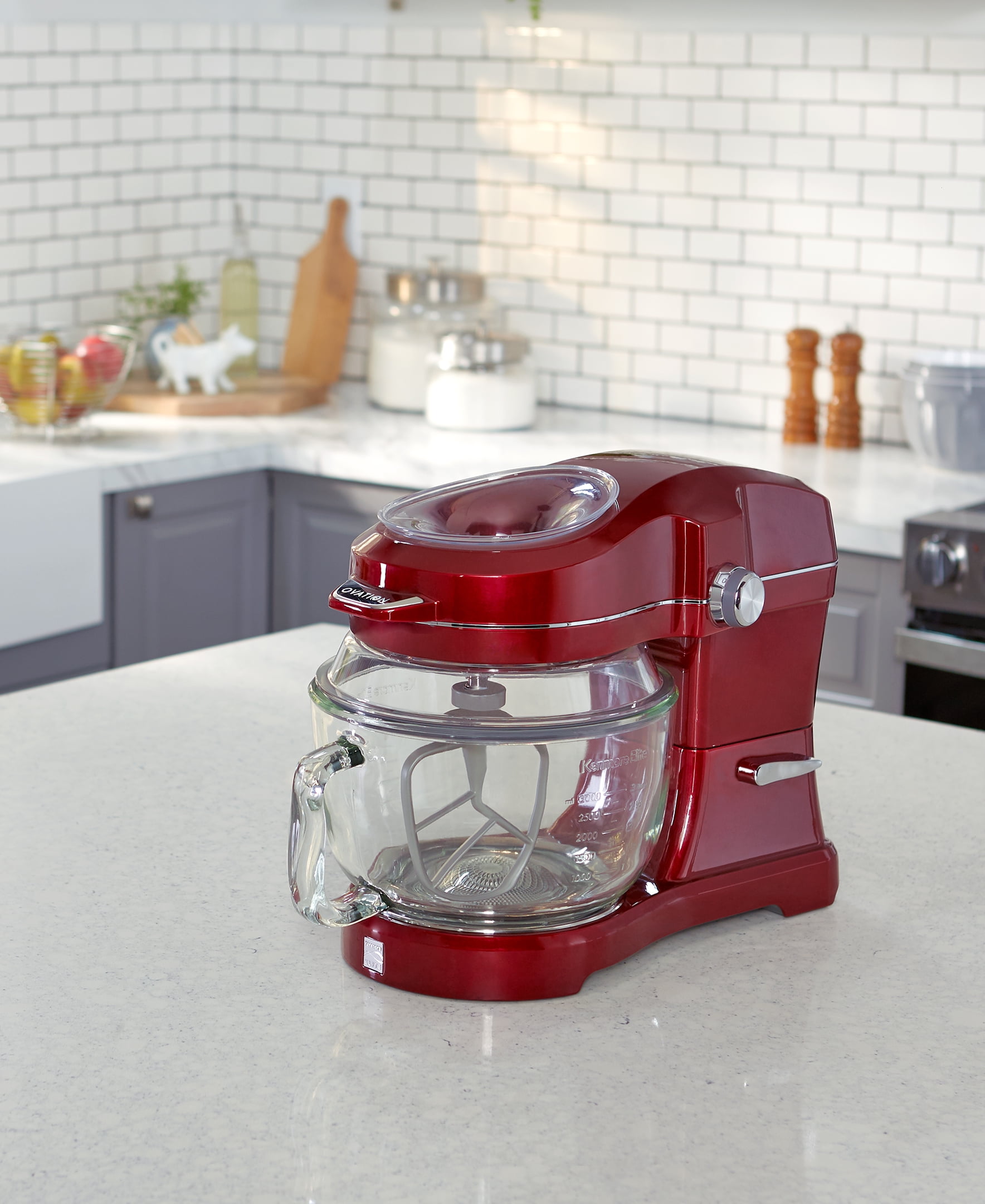 Kenmore Elite Ovation 5 Quart Tilt-Head Stand Mixer , 500W , Red - Image 3