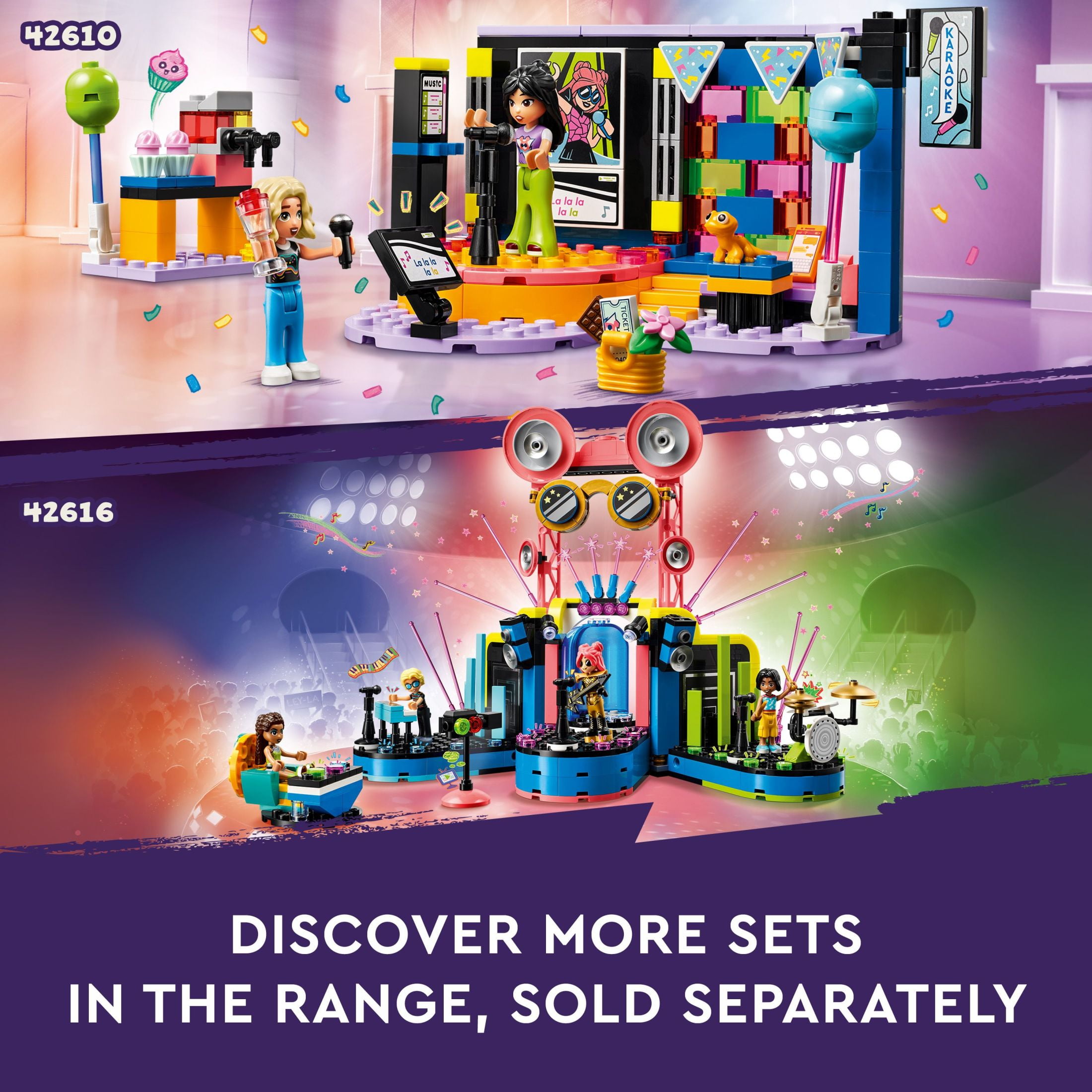 LEGO Friends Pop Star Music Tour Bus Play Together Toy, Social-Emotional Musical Toy with 4 Mini-Doll Characters, Toy Truck Building Kit, Music Gift for 8 Year Old Kids, Girls and Boys, 42619 - Image 8