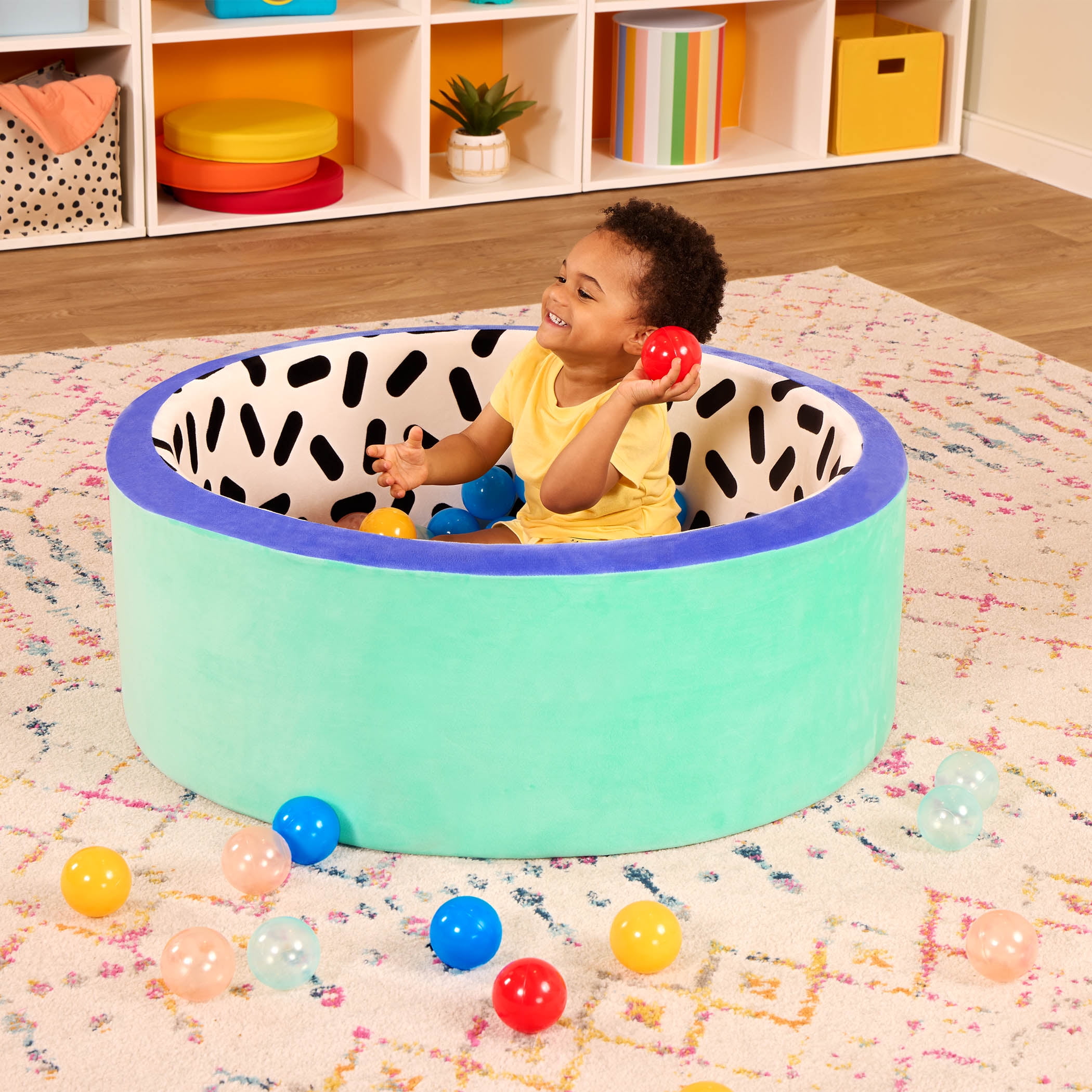 Battat Hop in Foam Ball Pit with 65+ Balls and Washable Cover, Toddler and Indoor Preschool Toys - Image 11