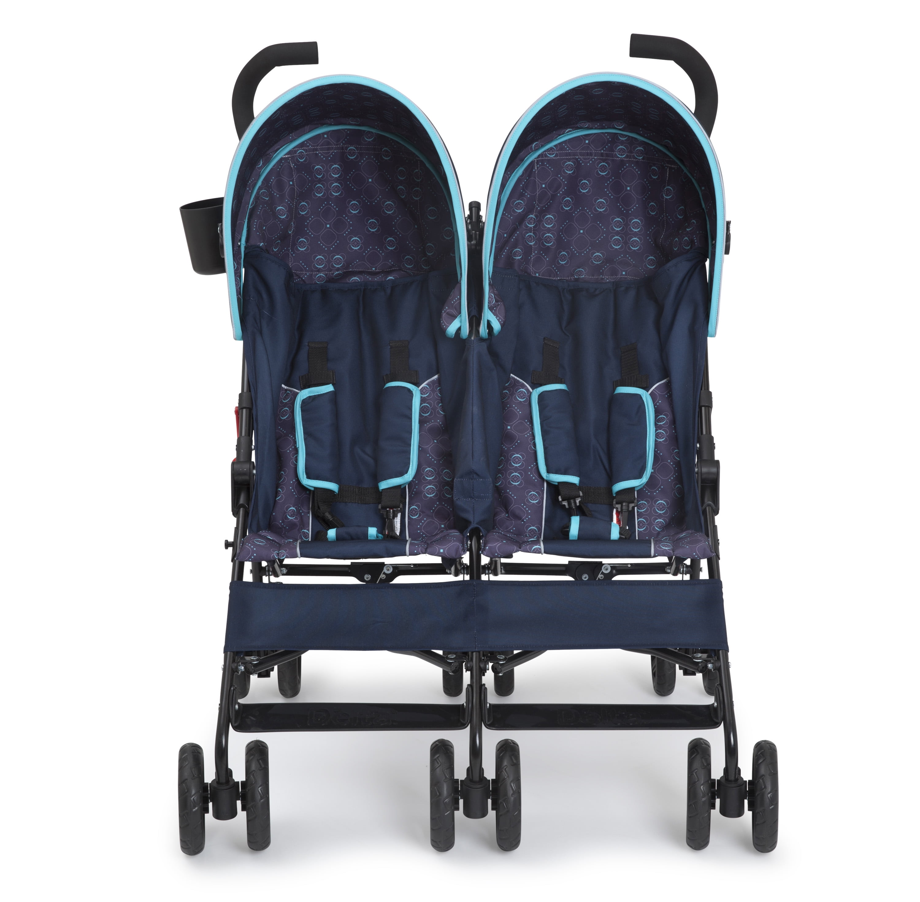 Delta Children LX Side by Side Double Stroller, Night Sky - Image 4