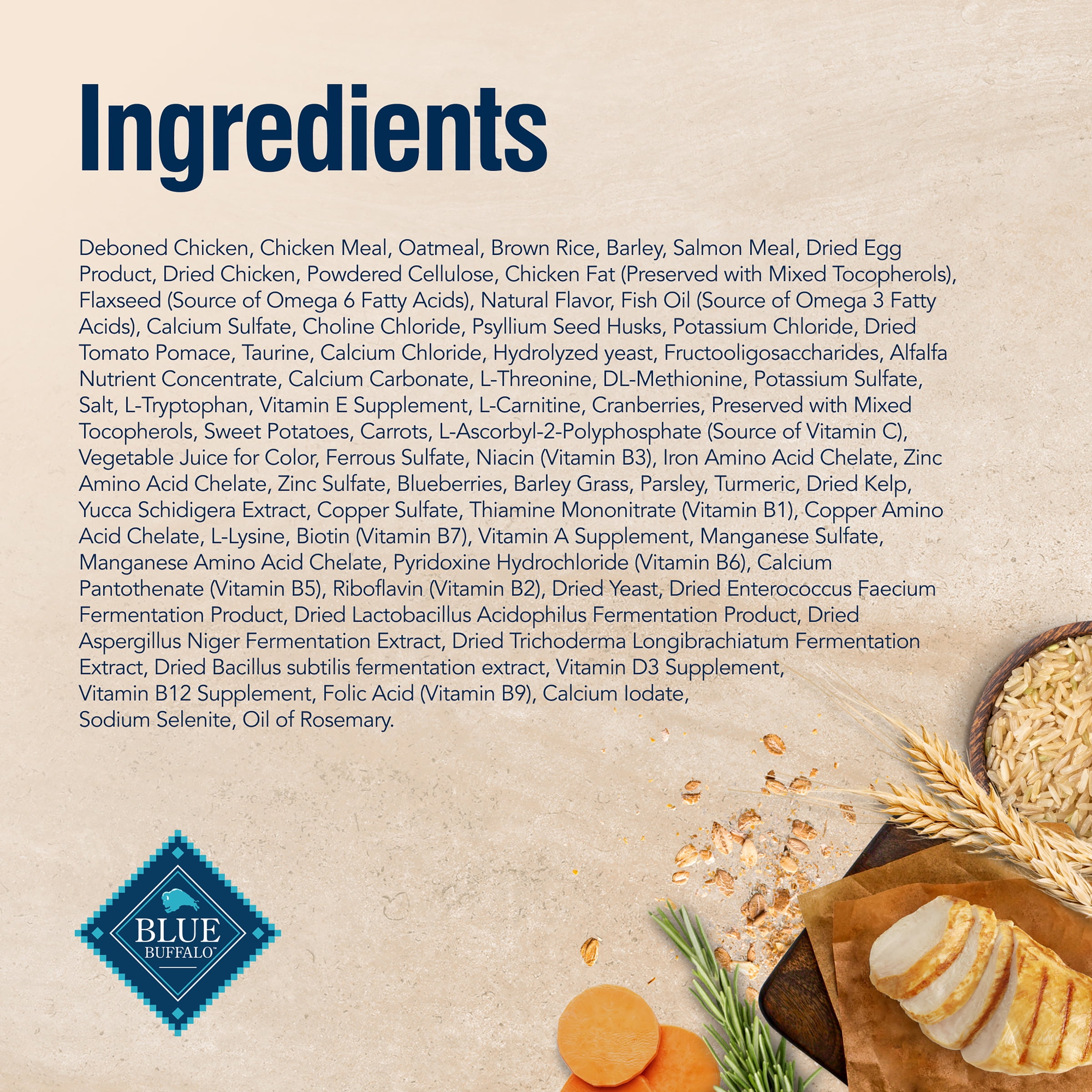 Blue Buffalo True Solutions Hairball Control Natural Dry Cat Food, Chicken, 11-lb. Bag - Image 7