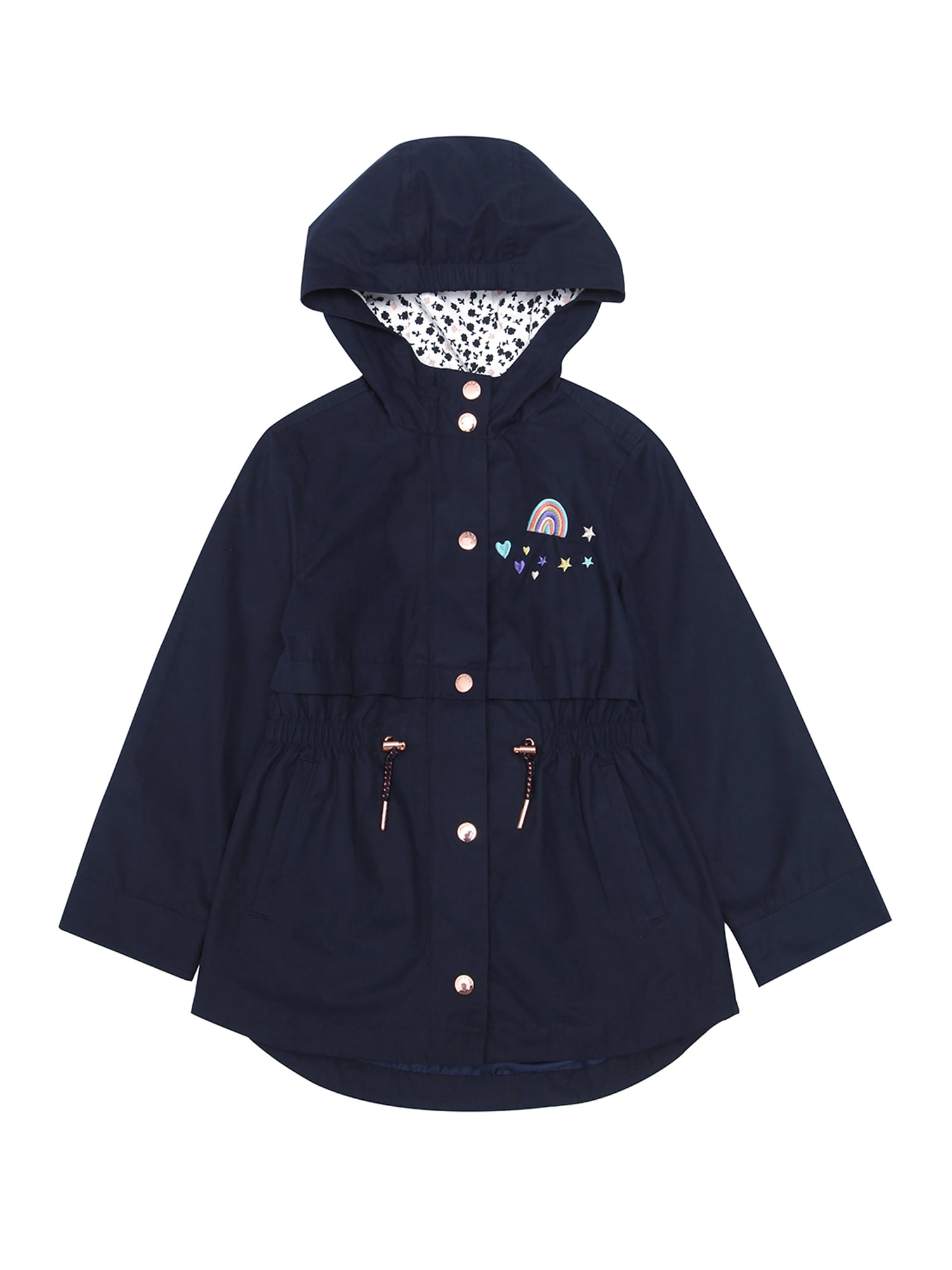 Rokka&Rolla Girls' Light Rain Jacket Trench Coat, Sizes 4-16 - Image 4