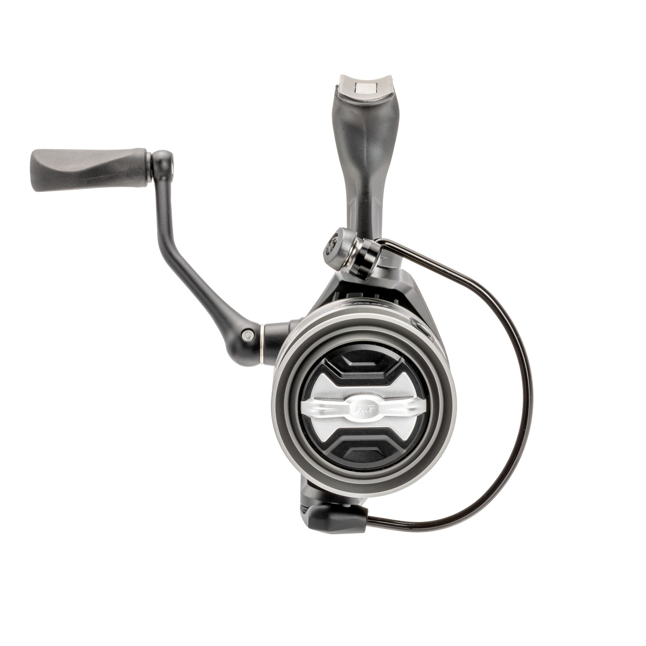 Lew’s Speed Spin Spinning Fishing Reel, Size 300 Reel, 9+1 Bearings, 6.2:1 Gear Ratio, Graphite Frame and Sideplate, Solid Brass Speed Gears, Speed Lube, Multi-Disc Drag, Gray (Clam Packaging) - Image 2