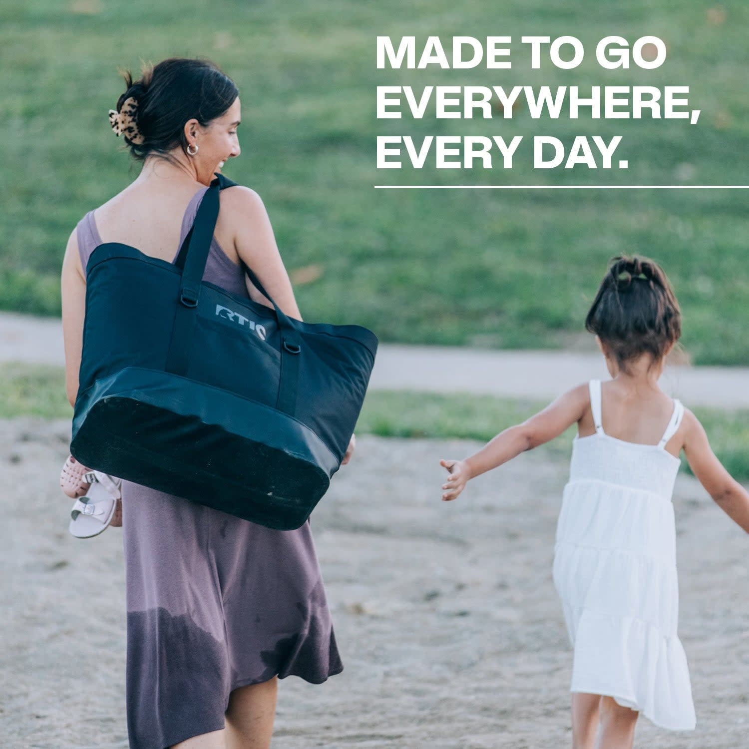 RTIC Everyday Insulated Tote Bag, 35 Ltr Cooler Bag, Leak-Free Interior, Fits 58 Cans, Olive - Image 2