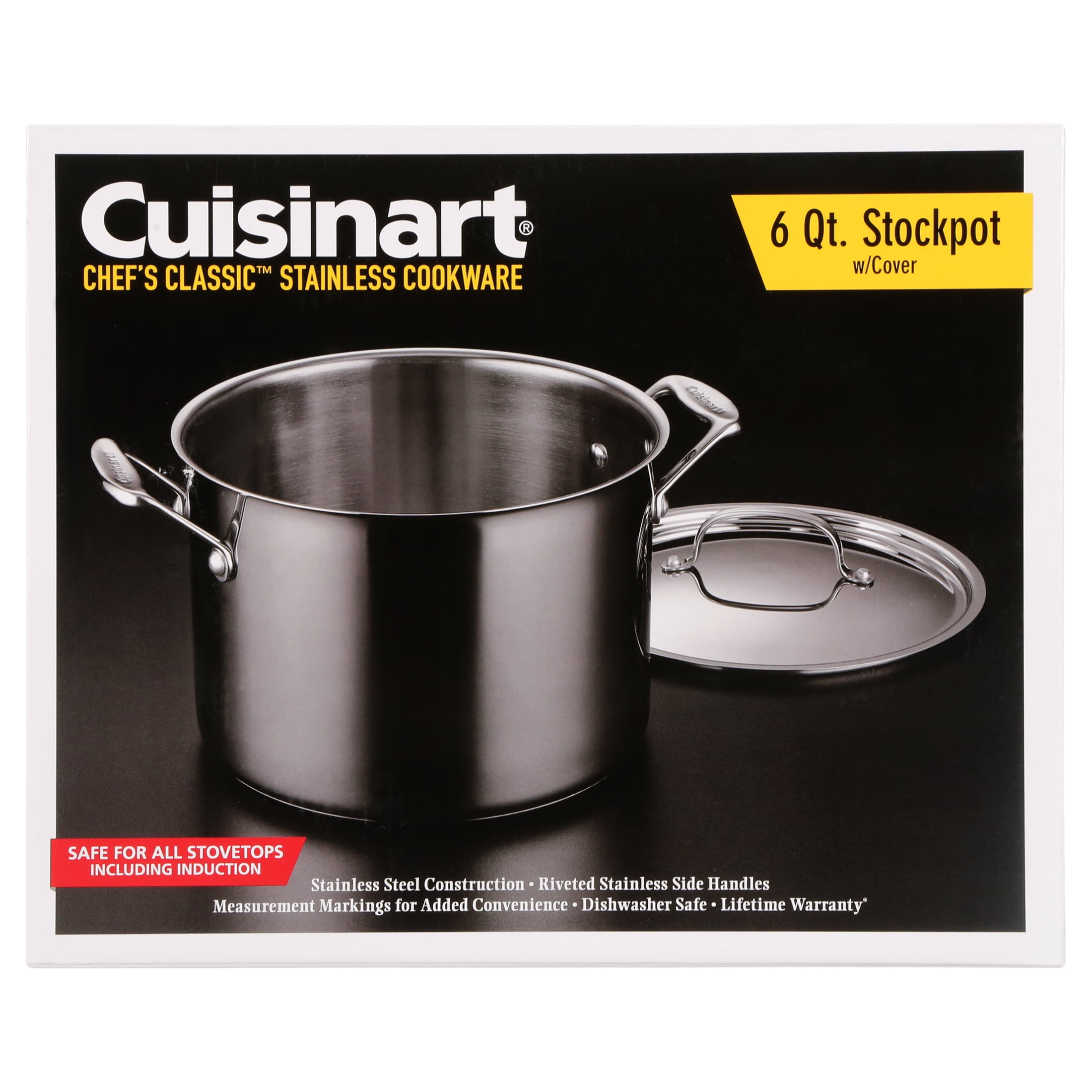 Cuisinart Chef'S Classic Stainless Steel 6 Qt. Sauce Pot W/Cover - Image 2