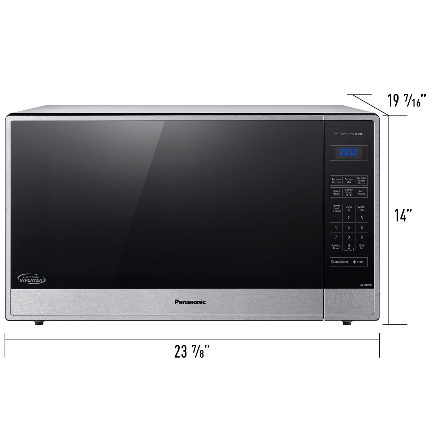 Panasonic 2.2-cu. ft. 1250W Countertop Microwave with Inverter Technology, Stainless Steel NN-SN95HS - Image 20