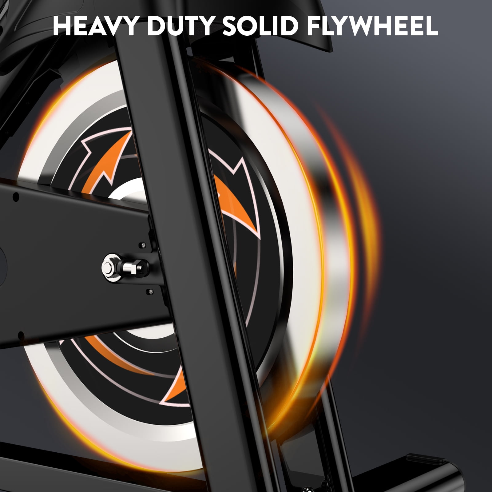 Pooboo Indoor Cycling Exercise Bikes Stationary Fitness Cycle Upright Cycling Belt Drive for Home Cardio Workout 350lb - Image 3