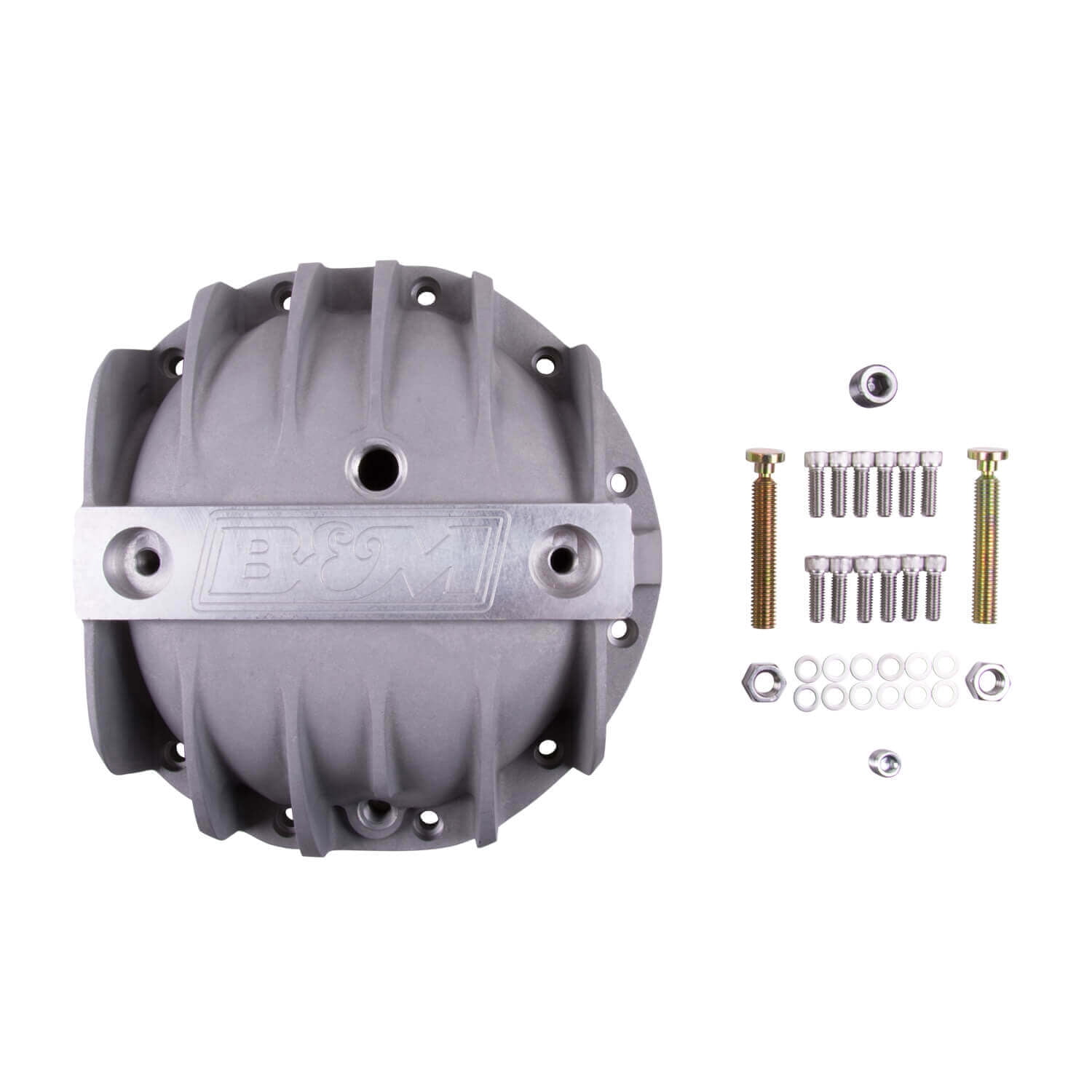 B&M 70500 Cast Aluminum Differential Cover for GM 8.875" 12 Bolt Car - Image 4