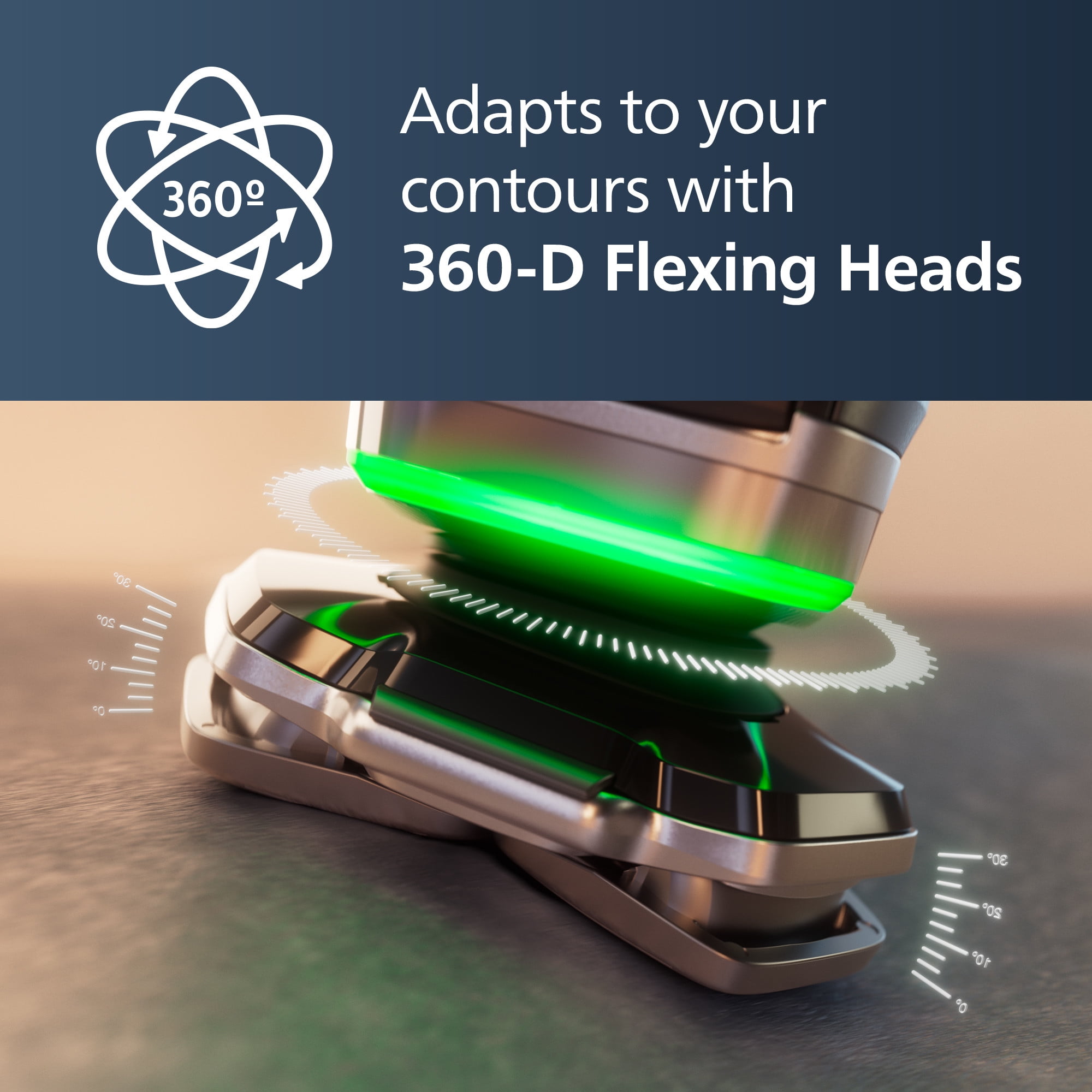 Philips Norelco 9500 Rechargeable Wet & Dry Electric Shaver with Quick Clean, Travel Case, Pop Up Trimmer, S9985/84 - Image 8