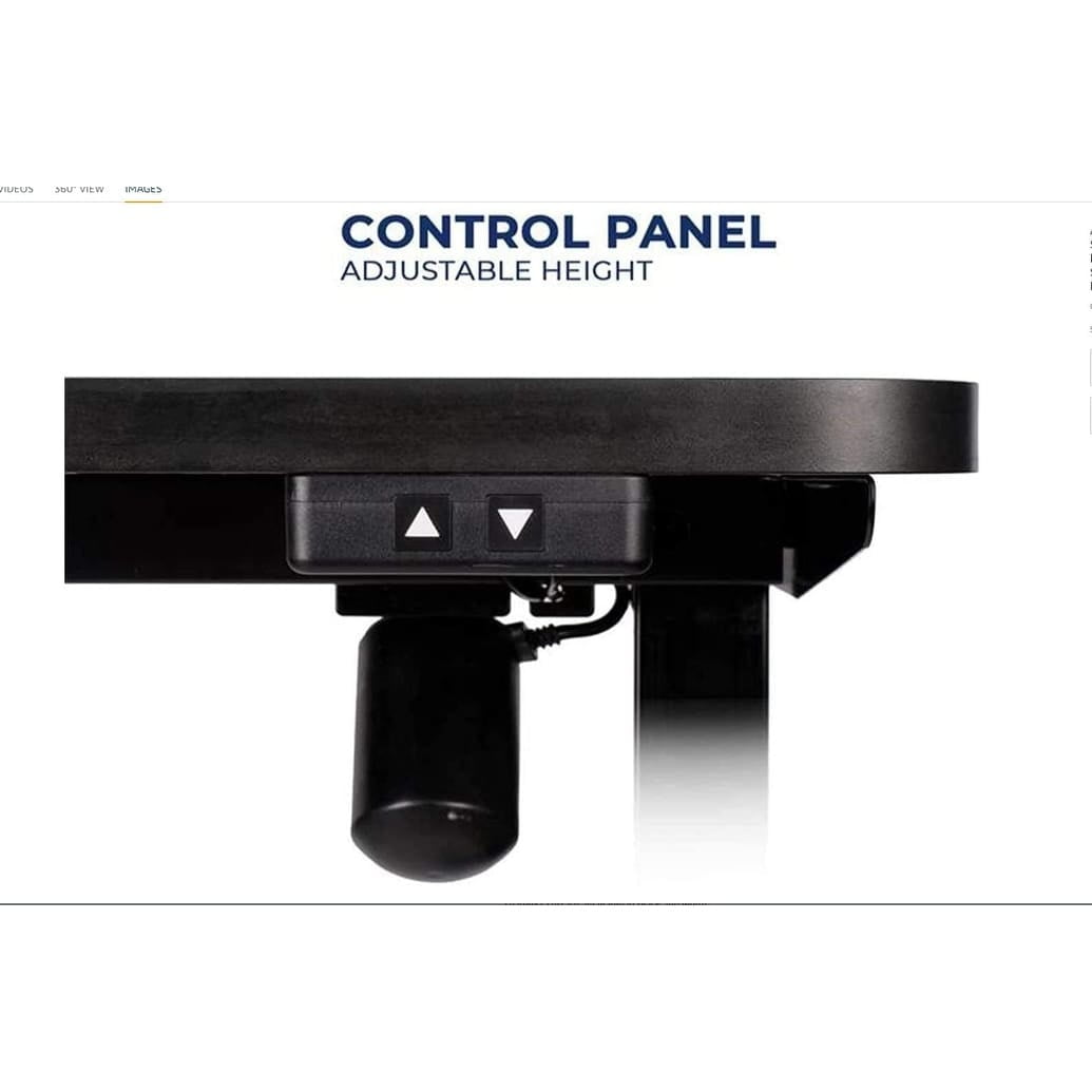 Height Adjustable Standing Desk, Black Color - Image 2