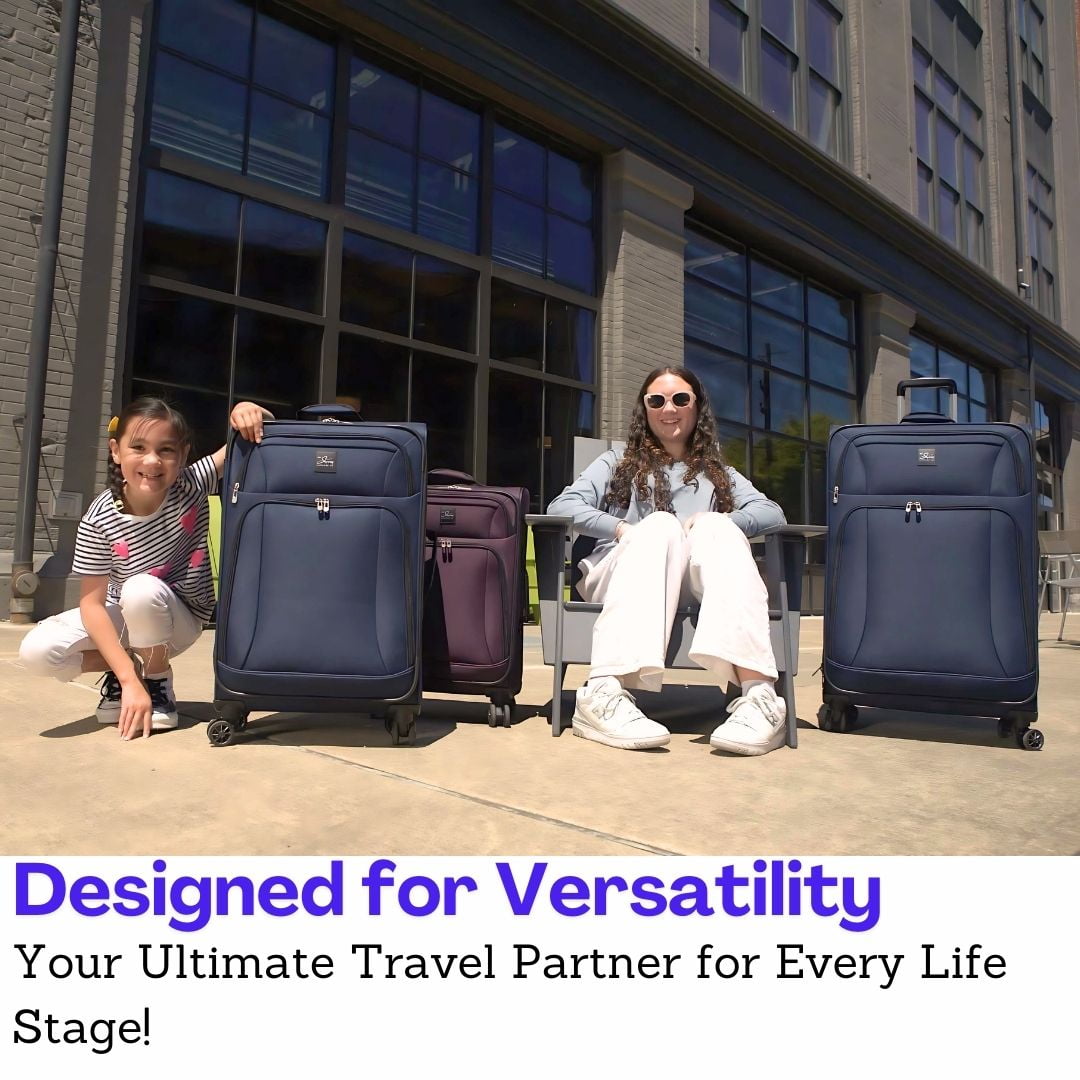 Skyway Luggage Epic Softside 28" 8 Wheel Large Check-In Spinner, Adult - Image 10