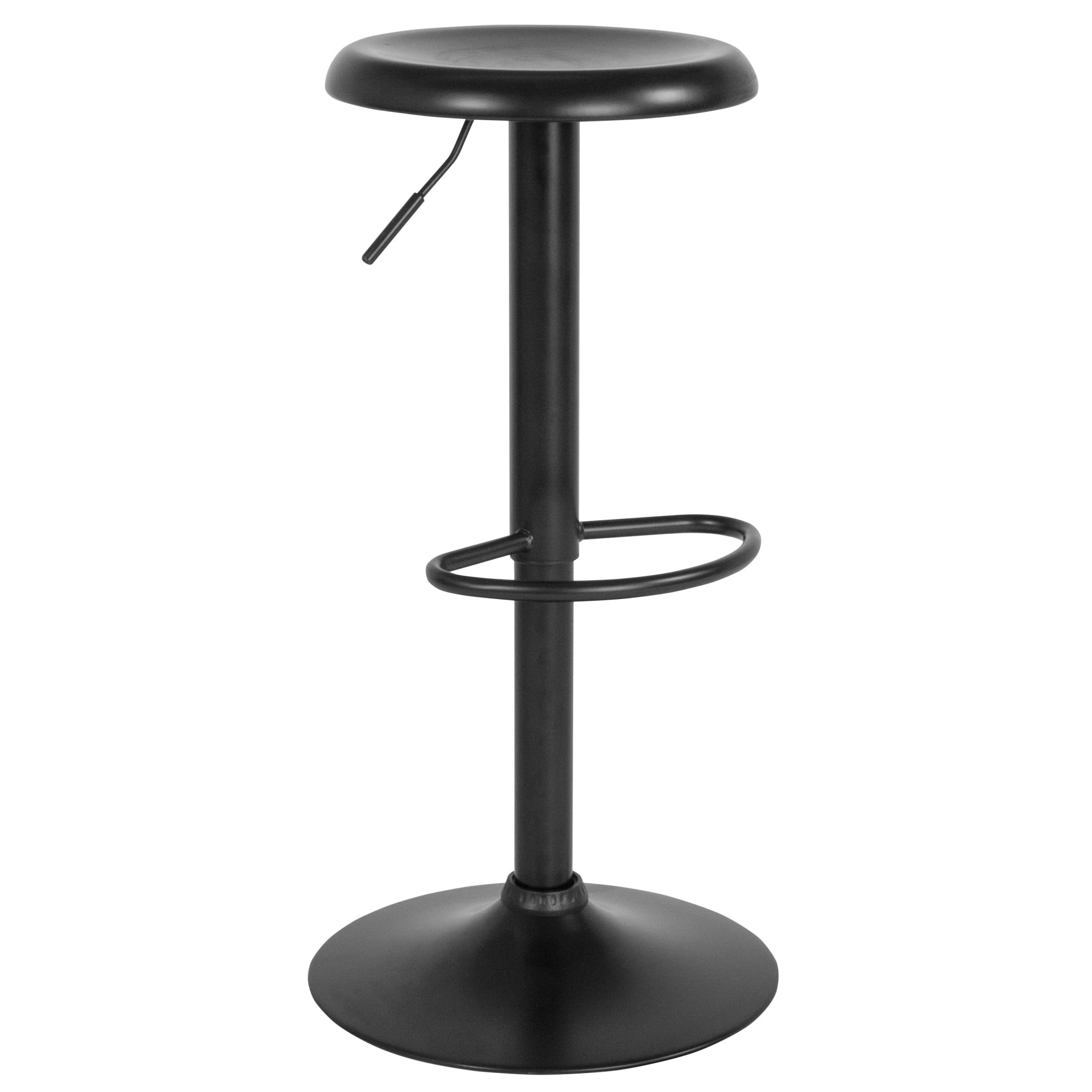 Flash Furniture Madrid Retro Adjustable Barstool, Black - Image 10