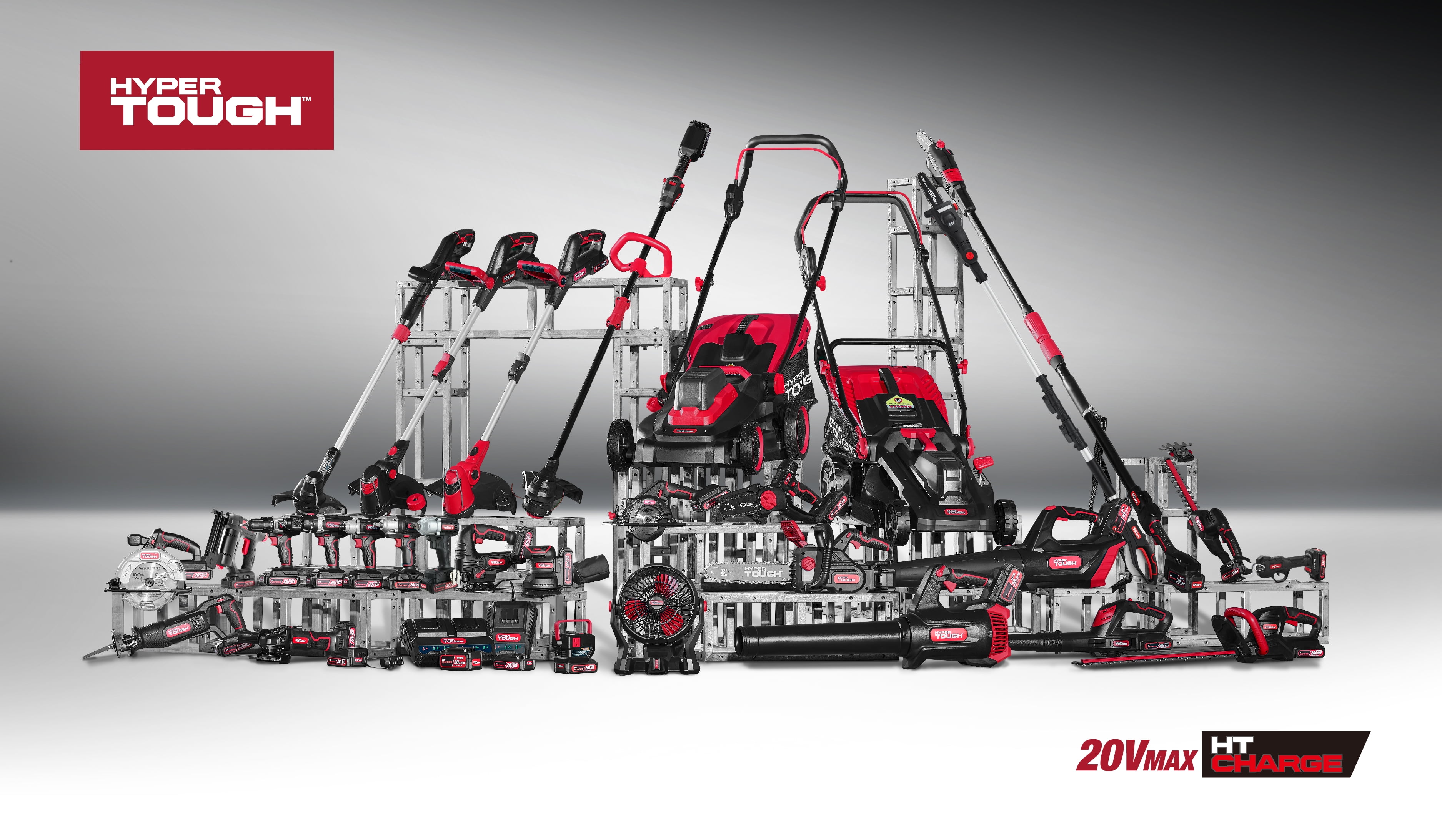 Hyper Tough 7.5 in. Cordless Fan with Hybrid Power,with 2.0Ah Lithium-Ion Battery Pack Powered,C1005 - Image 5