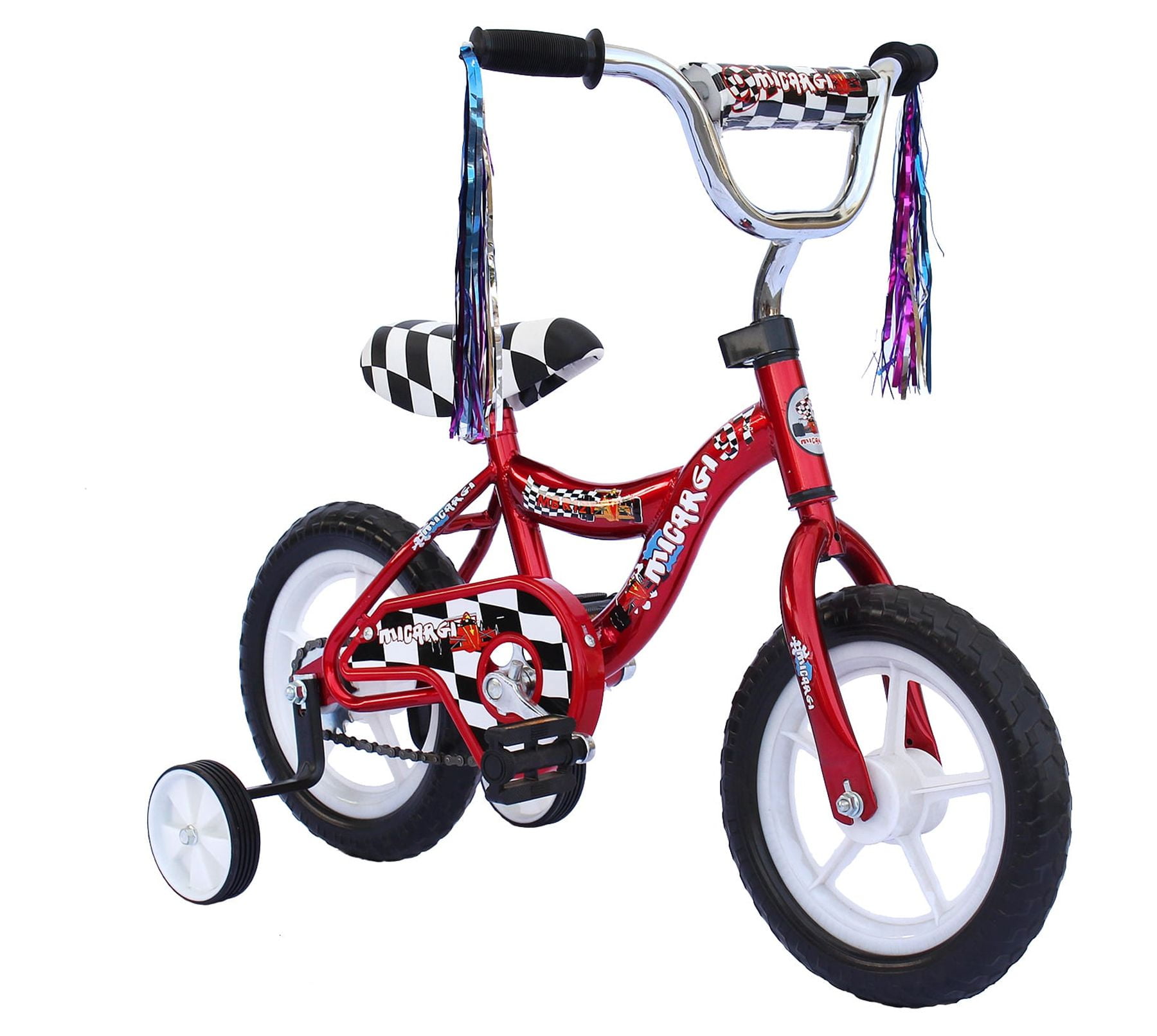 USToyOutlet 12" Kid's Beginner Bicycle for 2-4 Years Old Boys' and Girls' Bike Foam Tire for Indoor Use No Brake - Red - Image 6