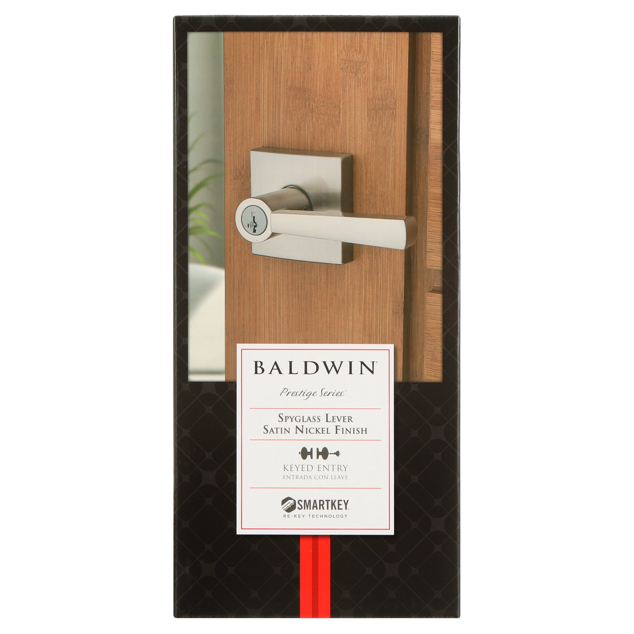 Baldwin Spyglass Entry Lever Featuring Smartkey® in SN - Image 6