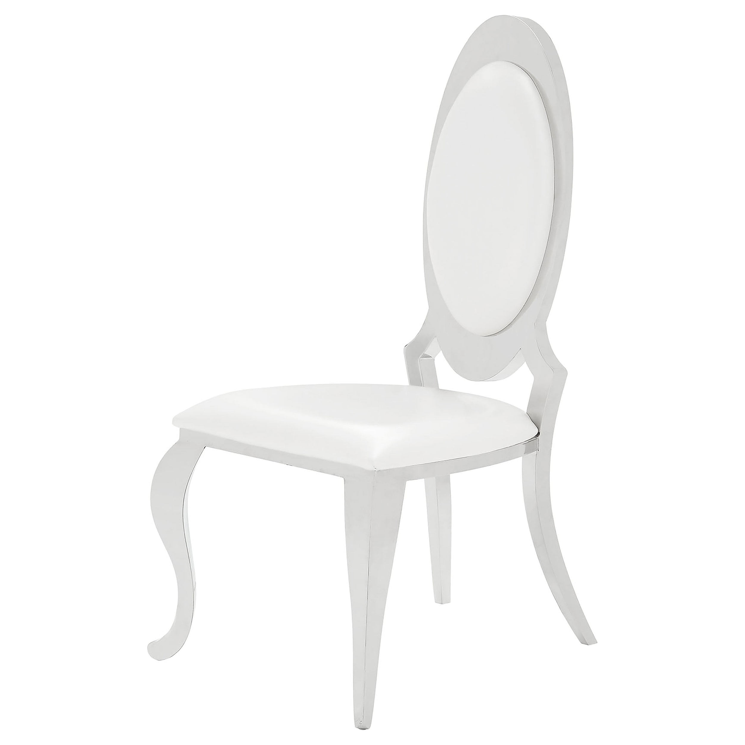 Anchorage Upholstered Dining Chair Cream White (Set of 2) - Image 4