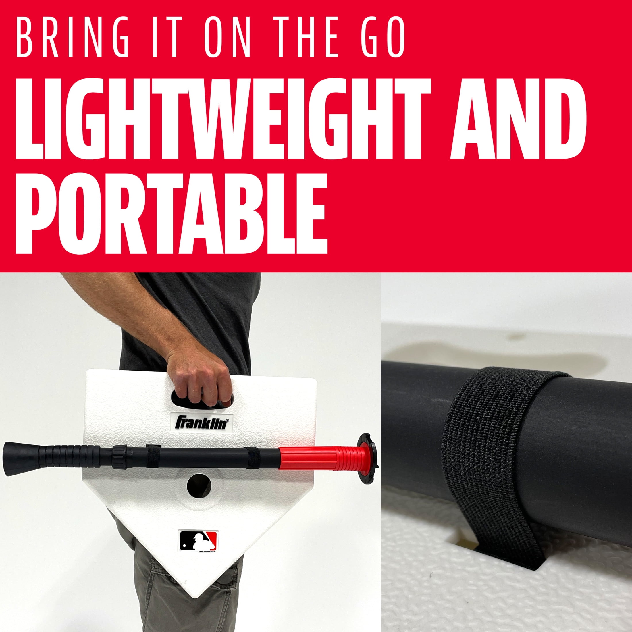 Franklin Sports MLB Kids Teeball Set - Batting Tee, Rebounder Net + Bases - Image 11