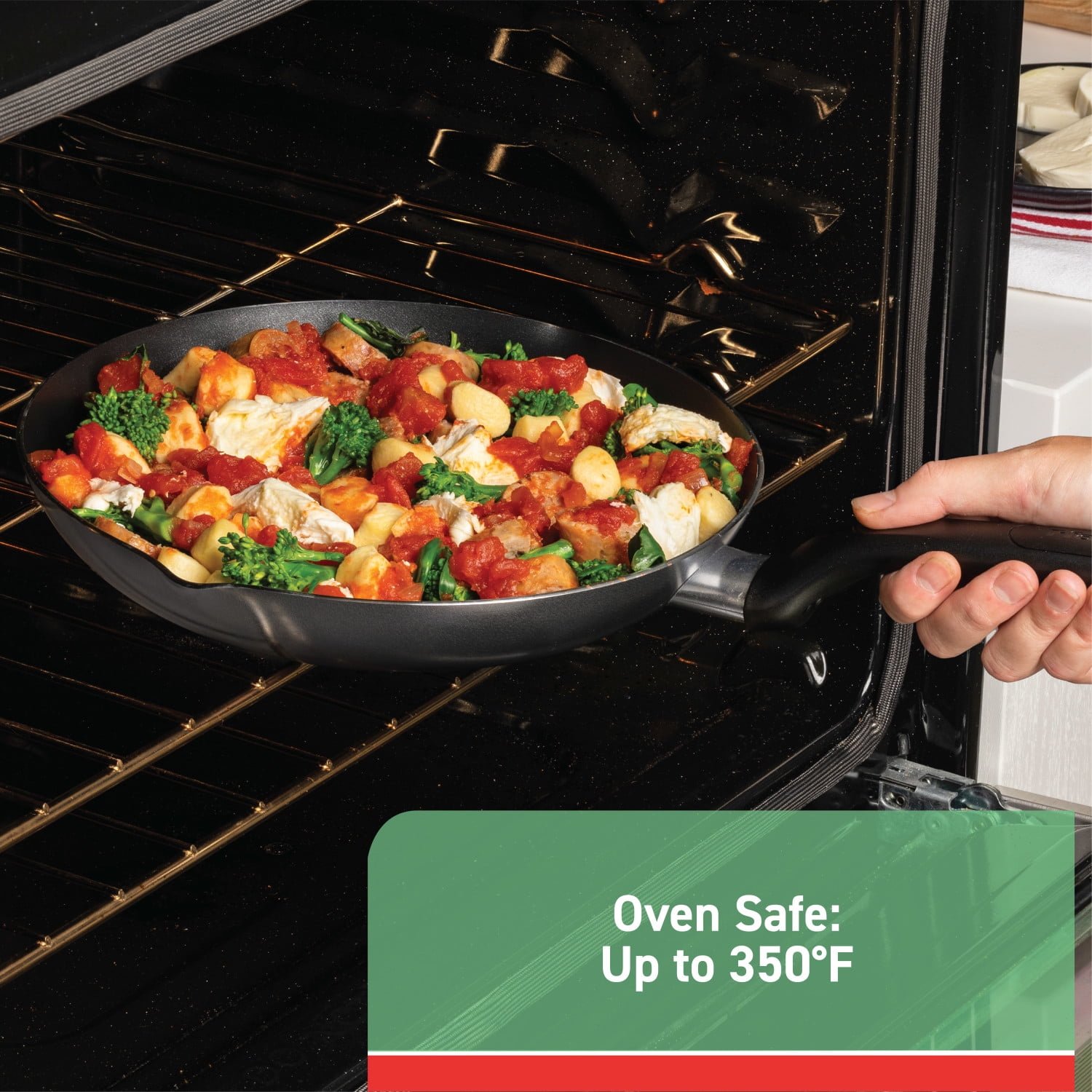 T-fal 12 Quart Non-Stick Dishwasher Safe Stockpot - Image 4