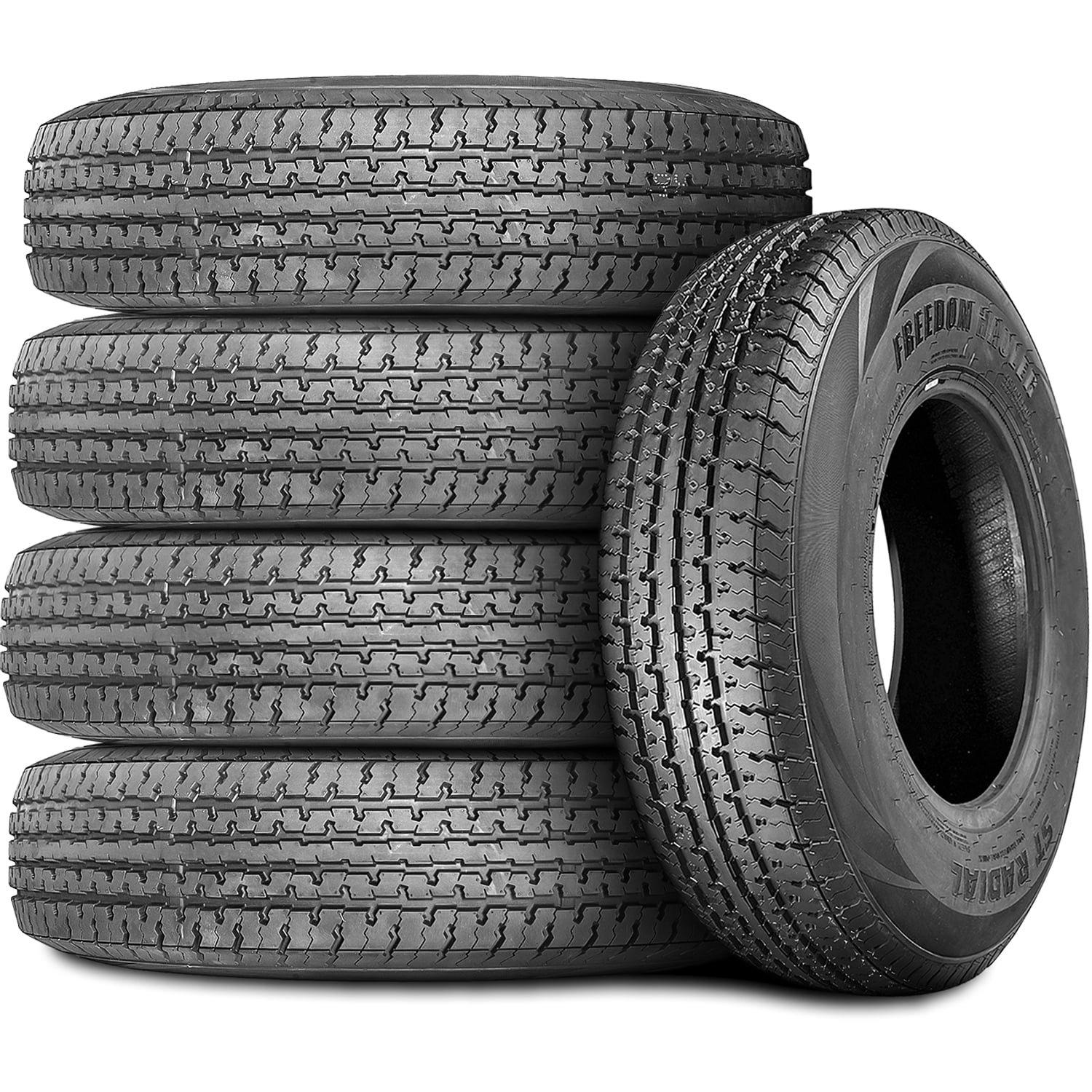 Freedom Hauler ST Radial Steel Belted ST235/85R16 235/85R16 128/124L F 12 Ply Trailer Tire - Image 2