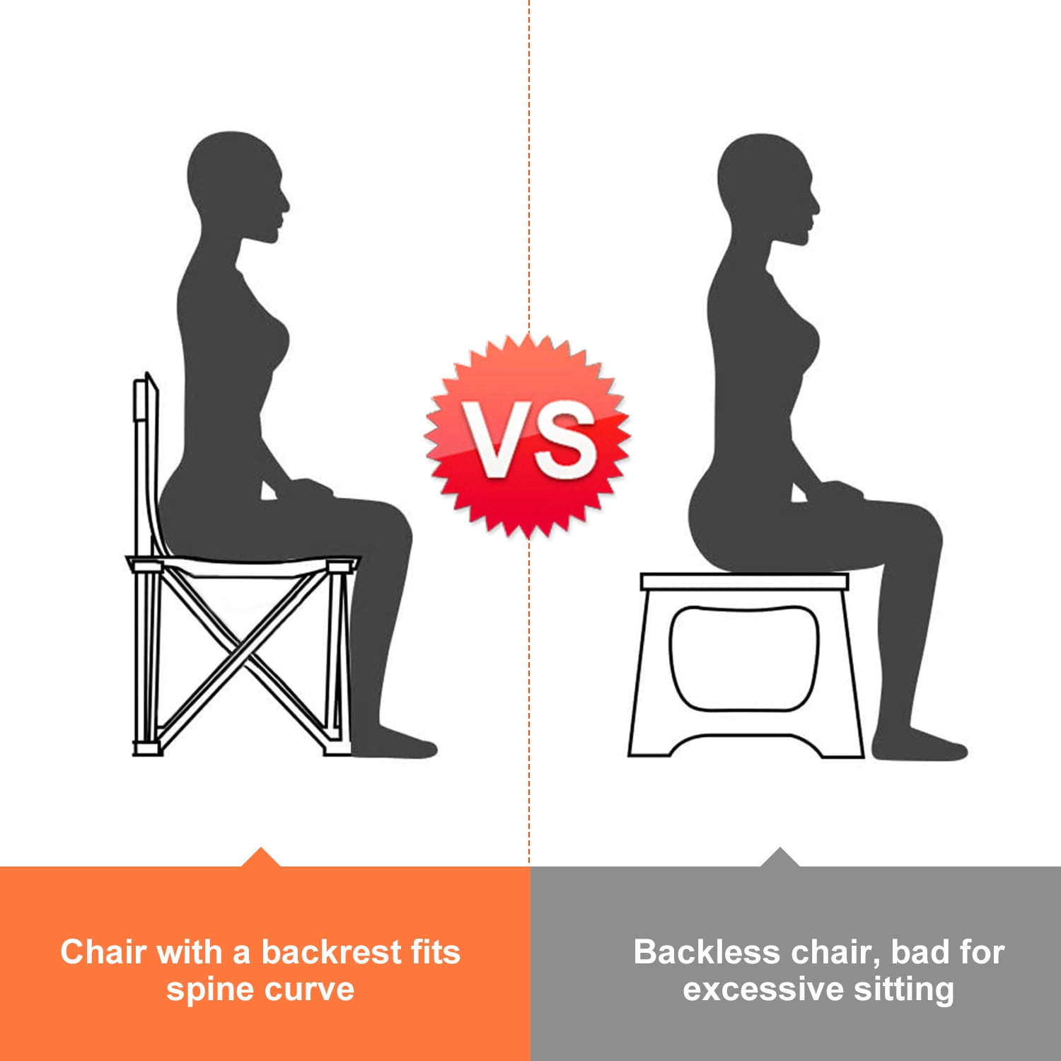 Moclever Portable Camping Chair Foldable Beach Canopy Chair Sun Protection 330lbs Load with Cup Holder for Outdoor Beach Travel, Blue - Image 6