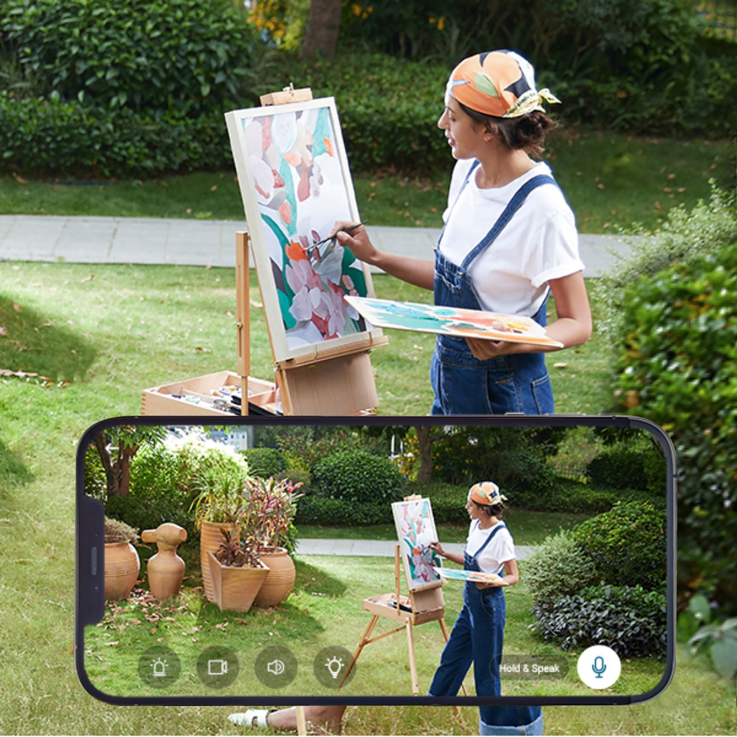 eufy SoloCam S230 Wireless 2K Solar Powered Camera w/Spotlight, No Monthly Fee - Image 9