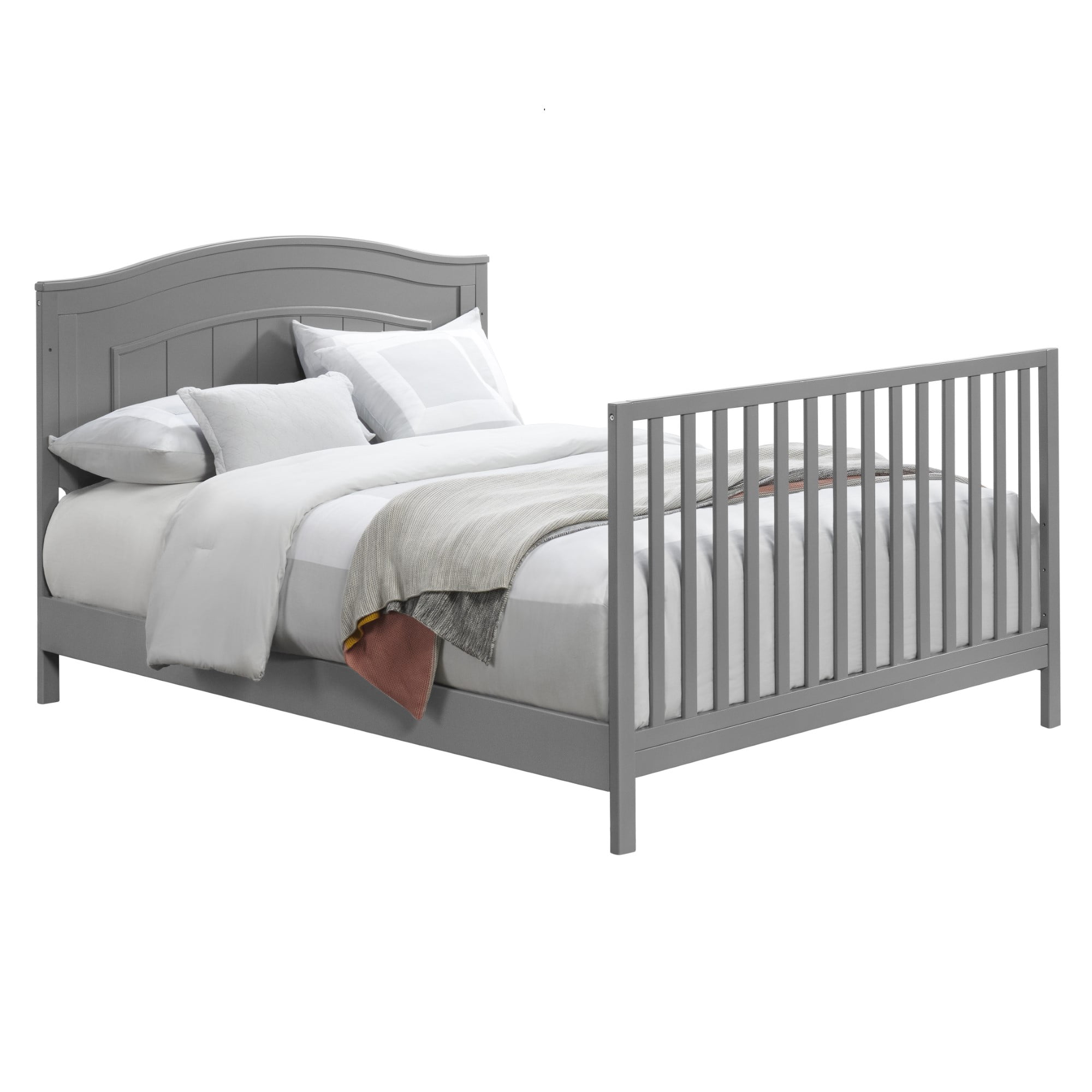 Oxford Baby North Bay 4-in-1 Convertible Crib, Dove Gray, GREENGUARD Gold Certified, Wooden Crib - Image 9