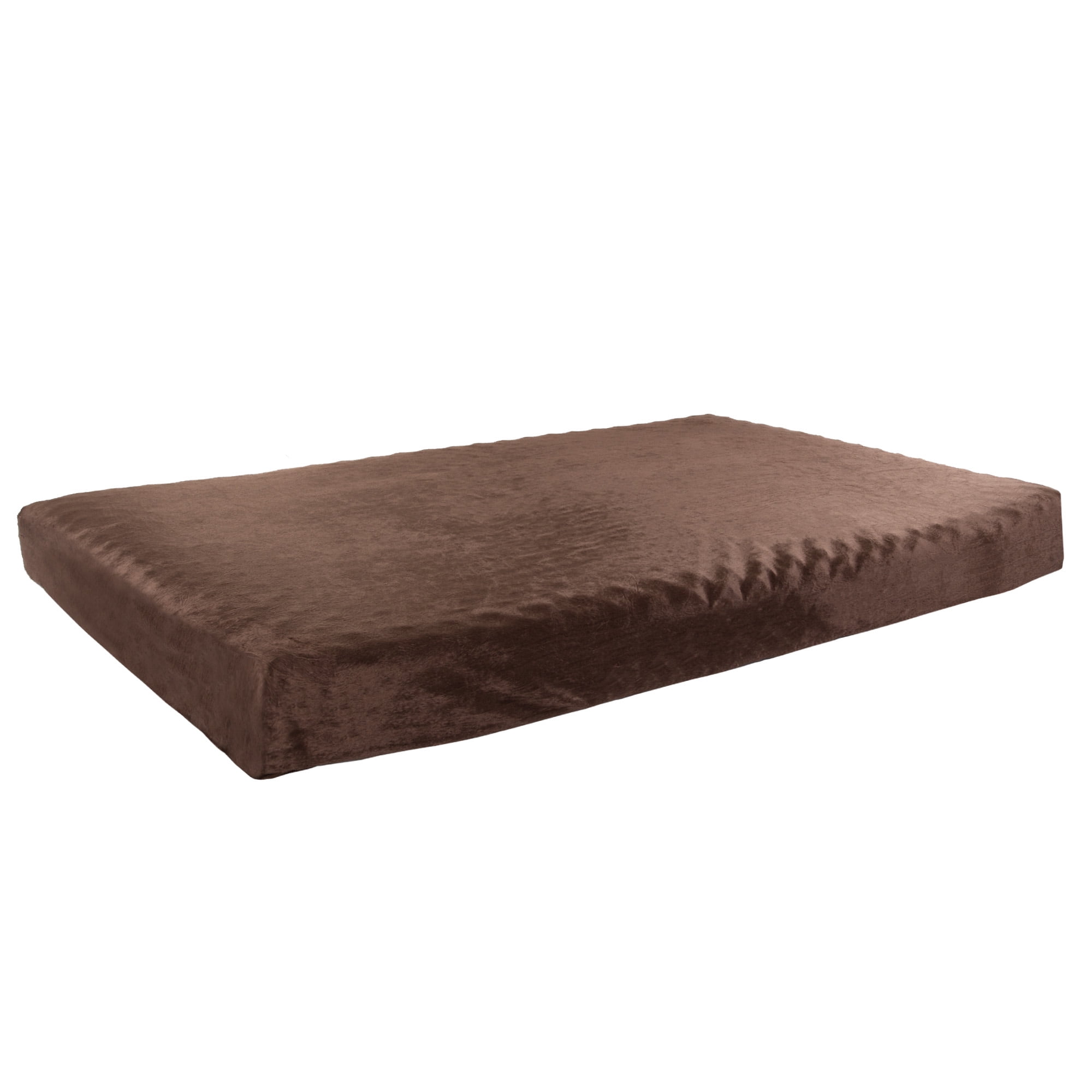 PETMAKER 37x27-Inch Memory Foam Dog Bed with Washable Cover (Brown) - Image 7