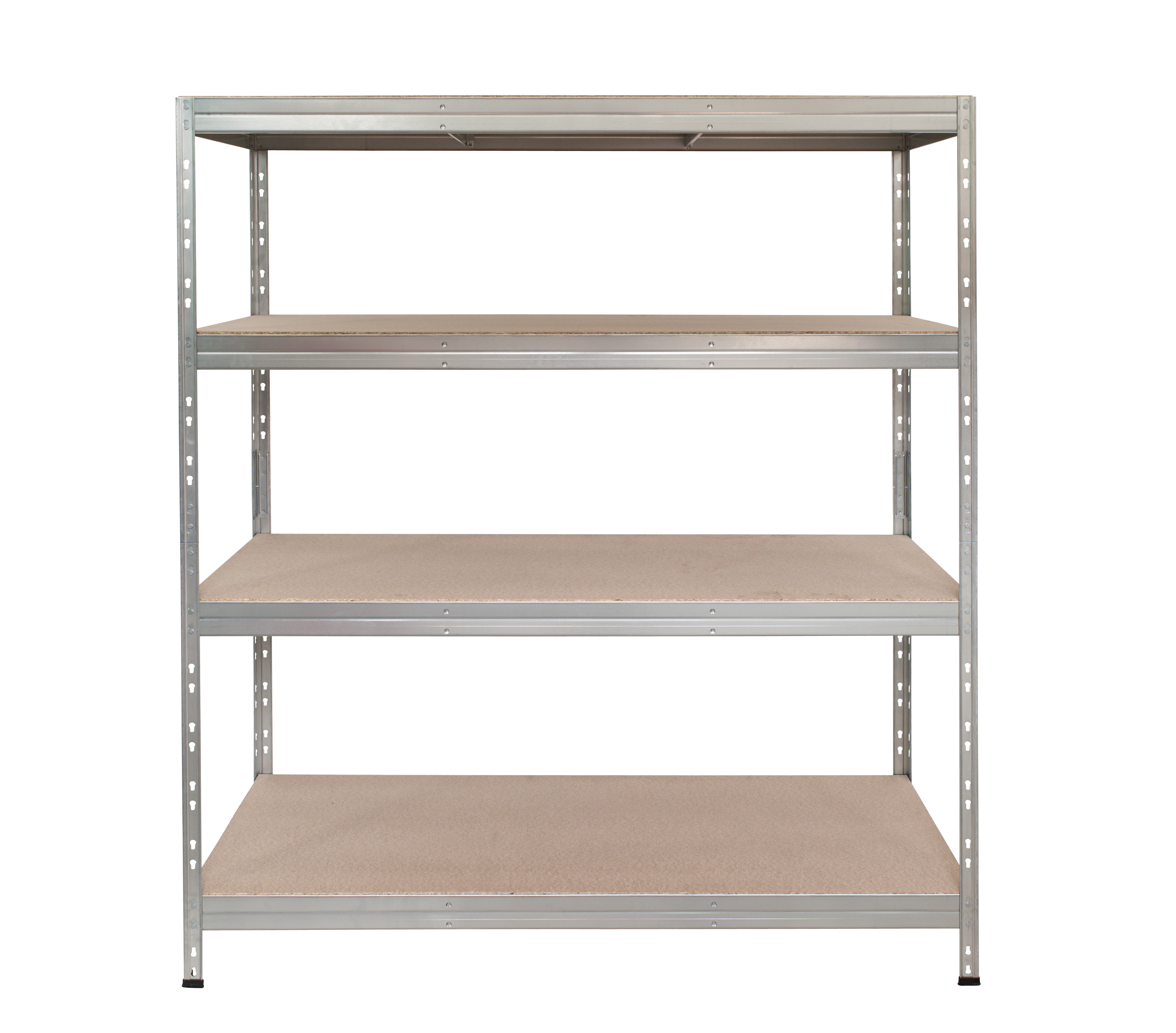 Ar Shelving Customizable Storage Collection 71"x59"x18" 4-Tier Metal Shelf 2000 lb Galvanized Finish - Image 6